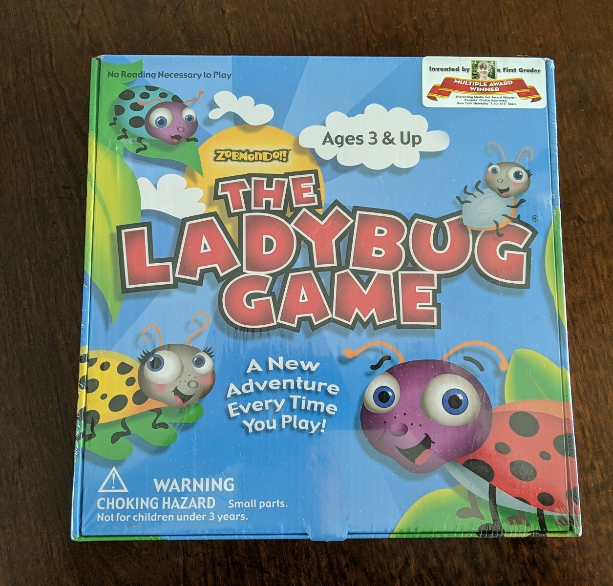 BRANDNEW Zobmondo The Ladybug Game Invented by 1st Grader Multiple Award Winner
