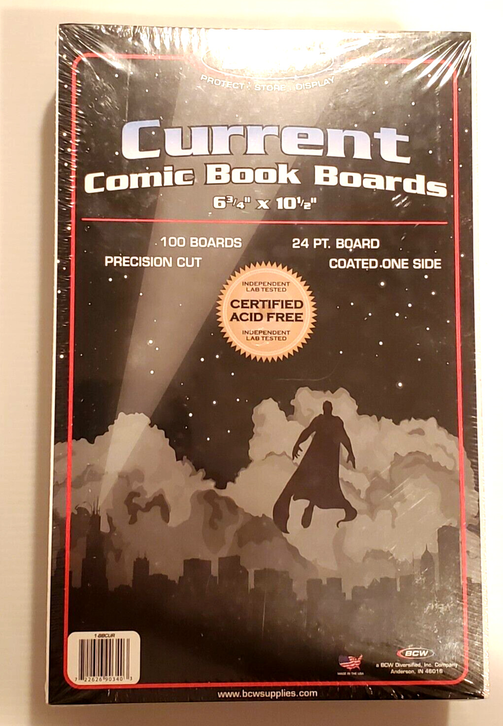BCW Current Comic Backing Backer Boards Pack of 100 6 3/4 X 10 1/2 Acid Free New