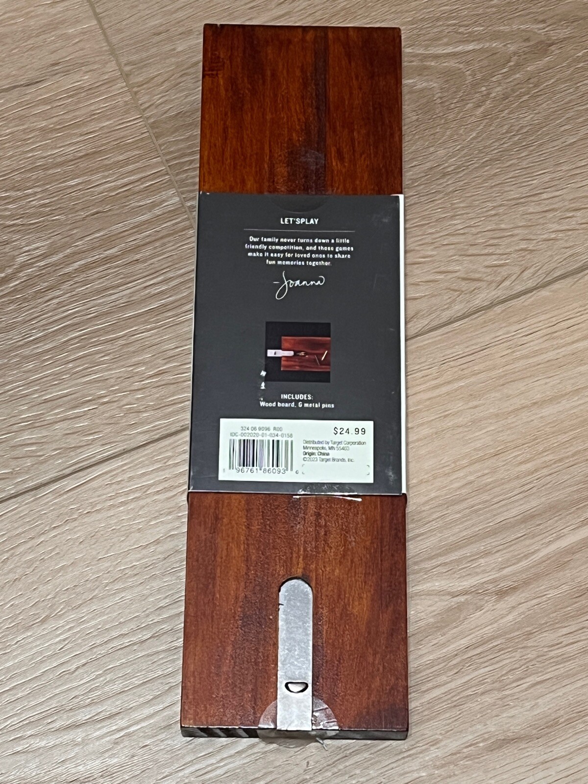 Hearth and Hand Magnolia Cribbage Board