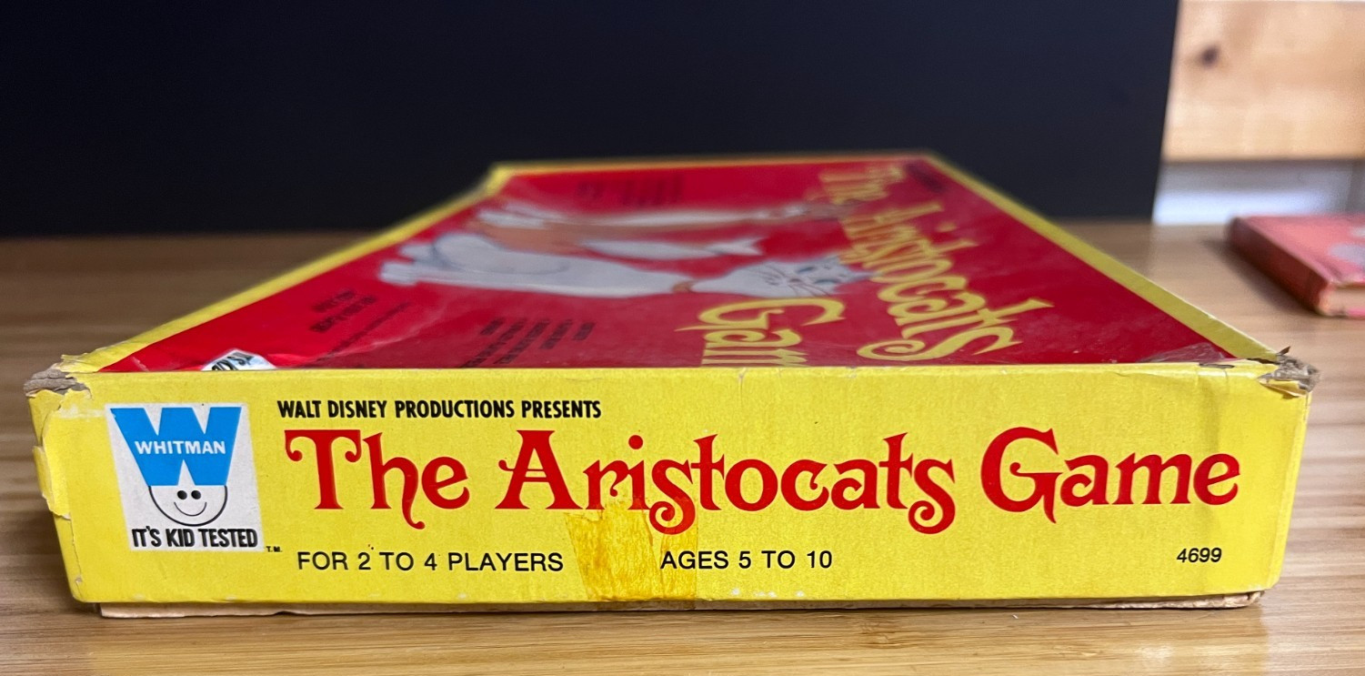 Vtg Whitman Disney The Aristocats Boardgame and HB The Aristocats dated 1970