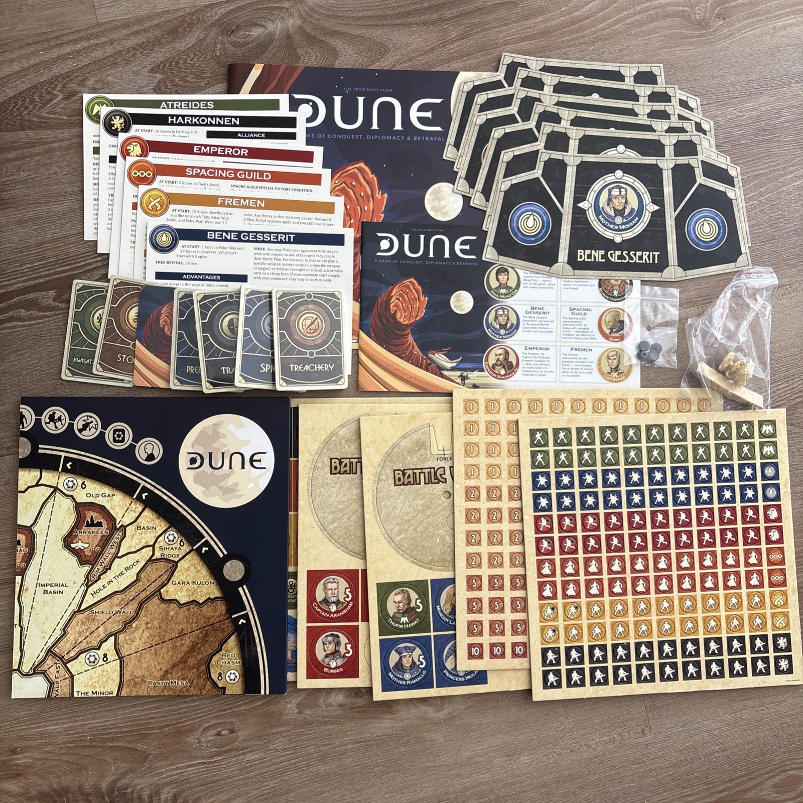 Dune Board Game – 2019 Gale Force Nine – New Open Box