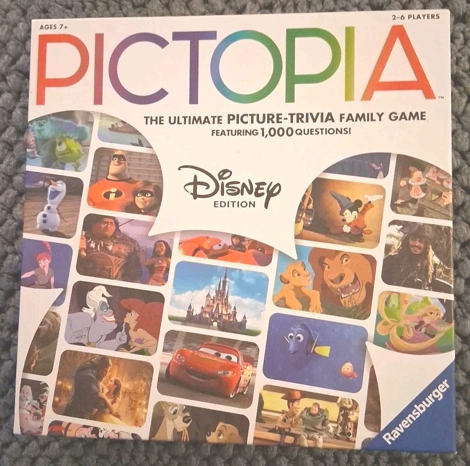 NEW Pictopia Disney Edition The Ultimate Picture Trivia Family Game Ravensburger