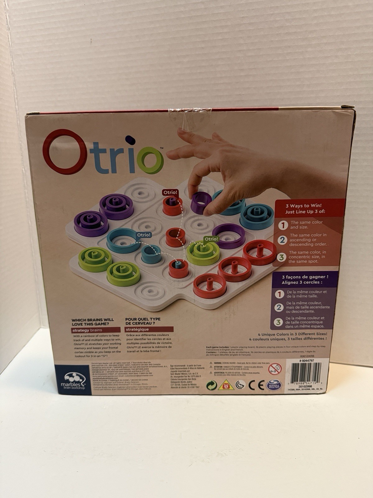 Otrio – Strategy Game – Marbles Brain Workshop