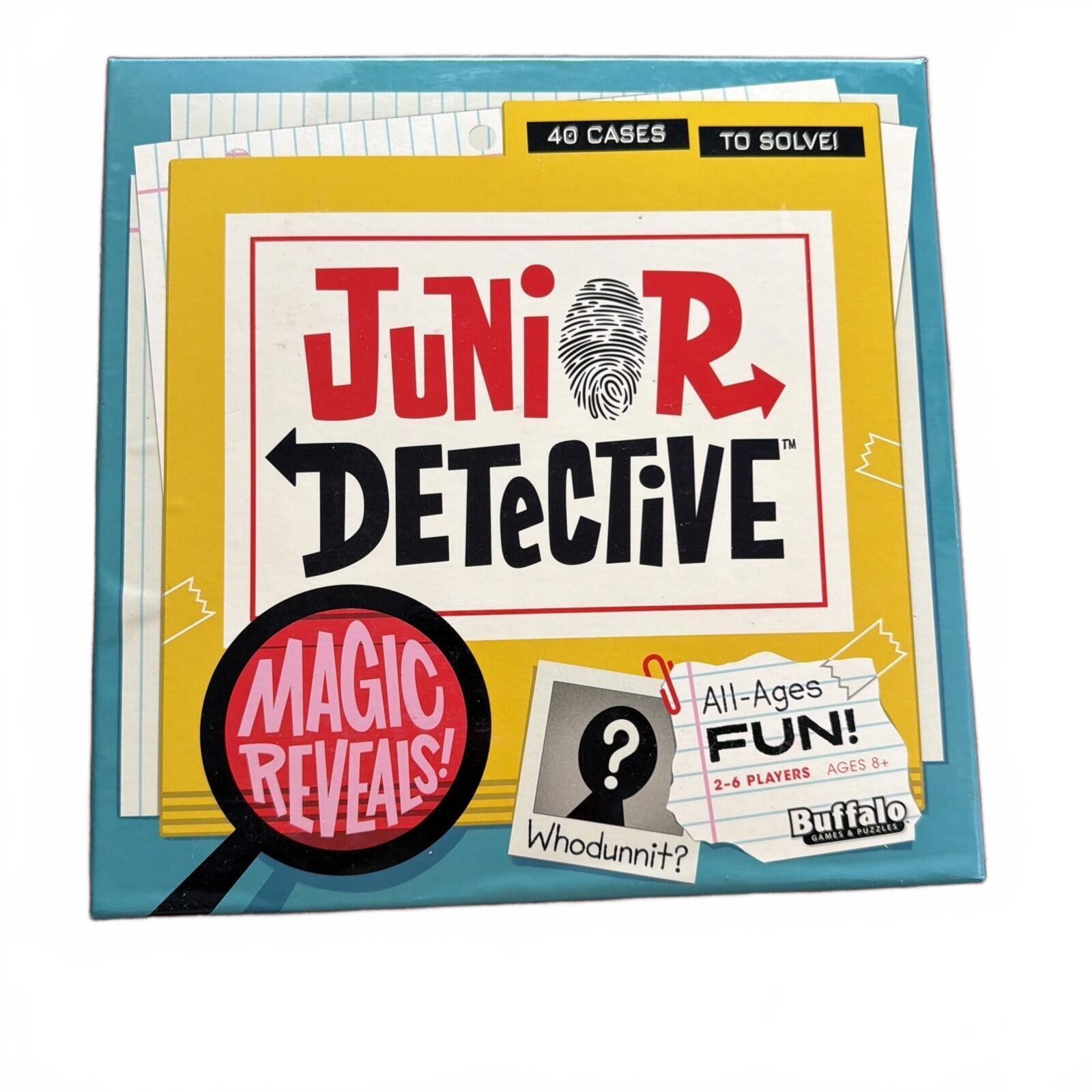 Junior Detective Board Game Brand New – Buffalo Games Solve The Whodunnit!