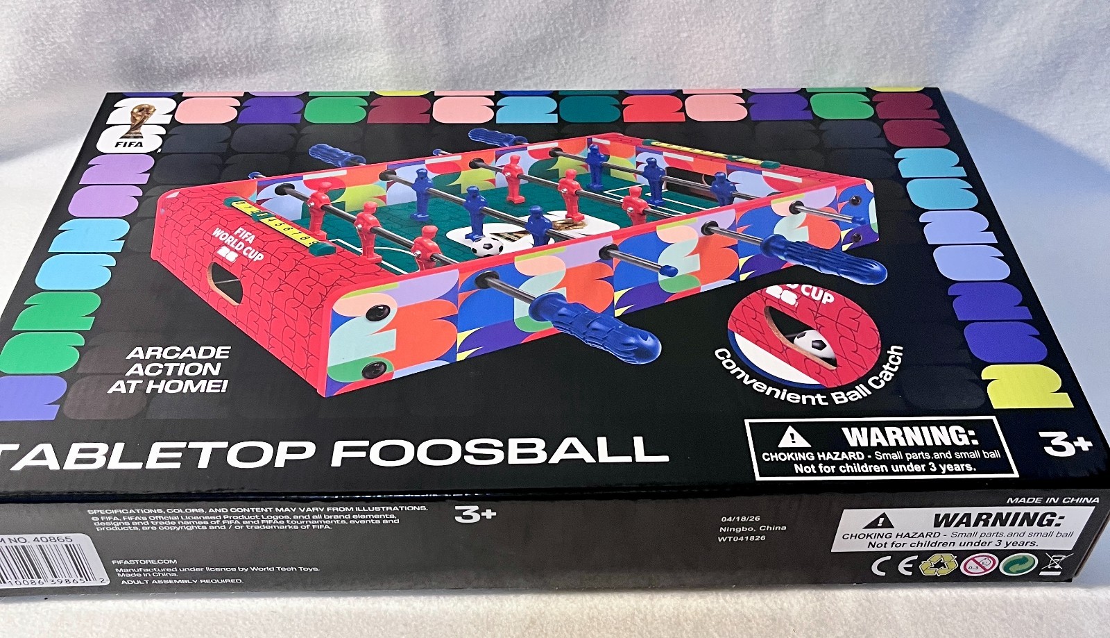 FIFA World Cup Wooden Tabletop Foosball Game