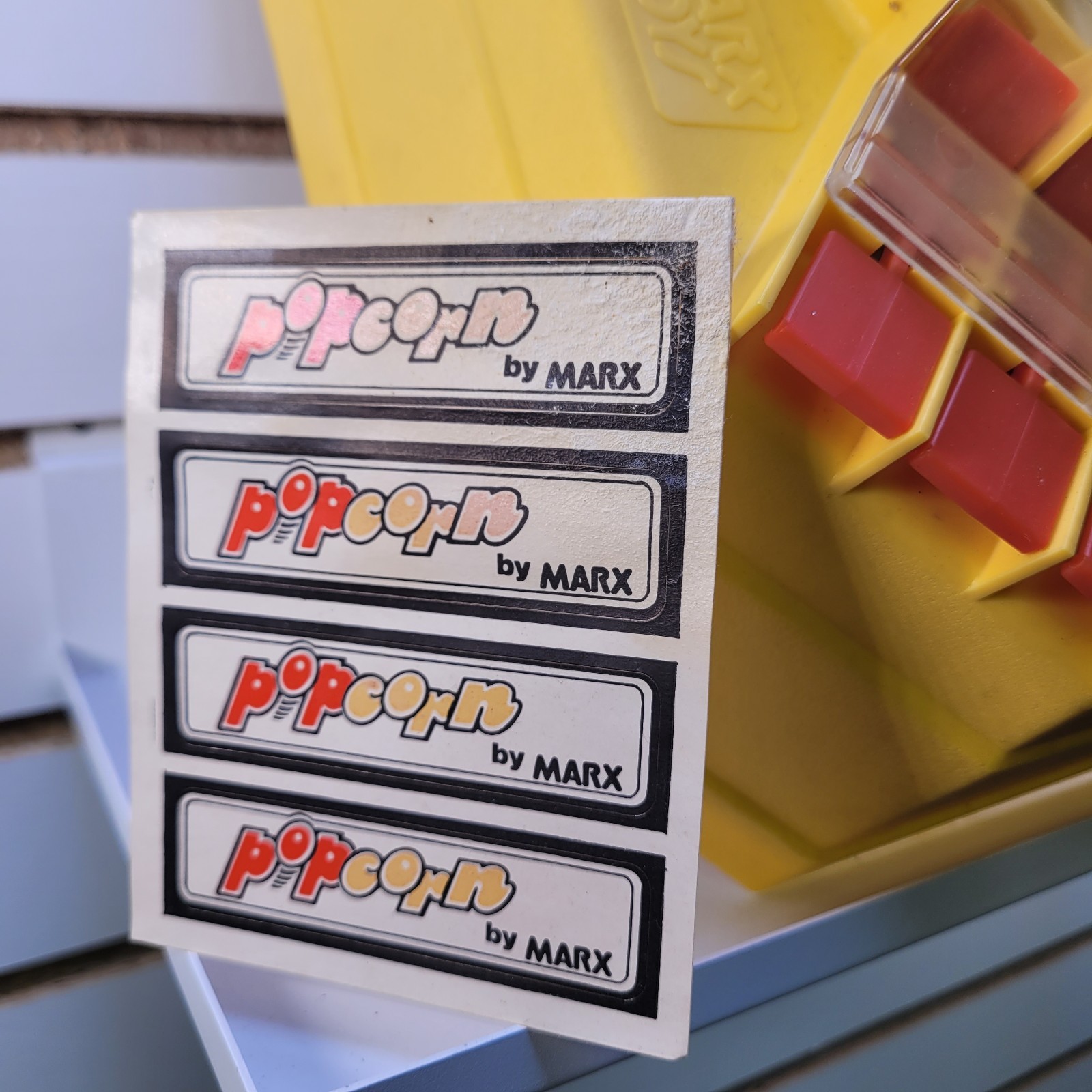 Vtg MARX Toys Popcorn Game w/Box Battery-operated Tabletop Please Read