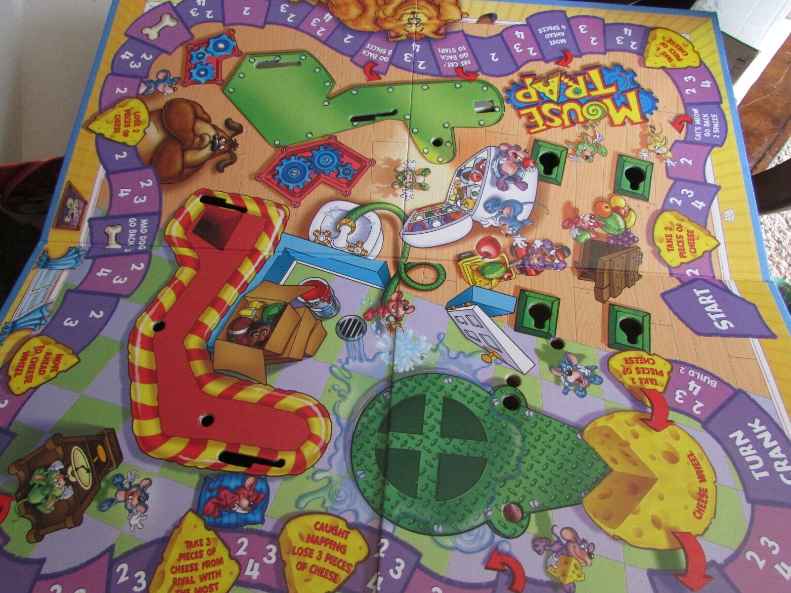 1999 Mouse Trap Game by Milton Bradley Complete VGC No box