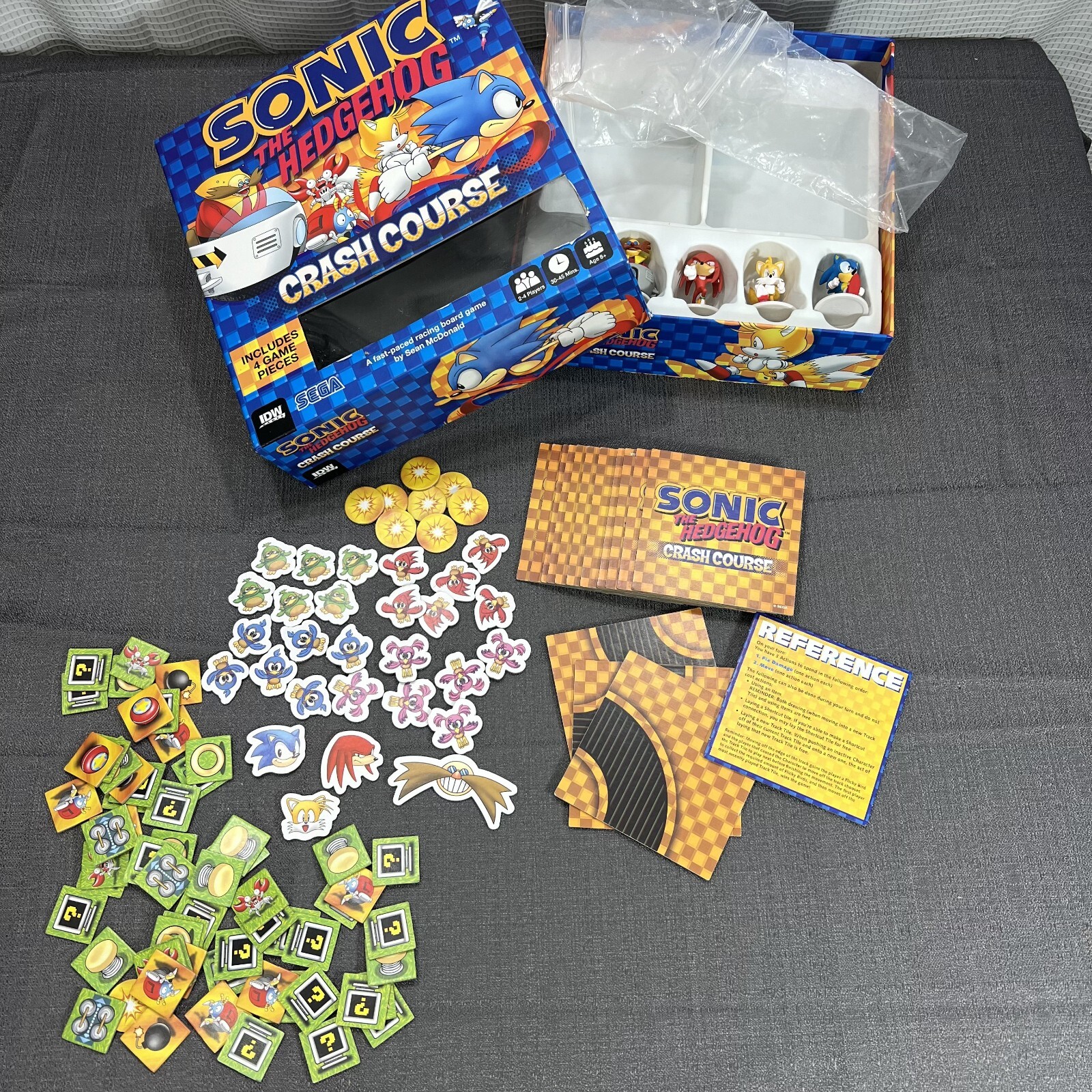 Sonic the Hedgehog Crash Course Racing Board Game by SEGA Complete in Box