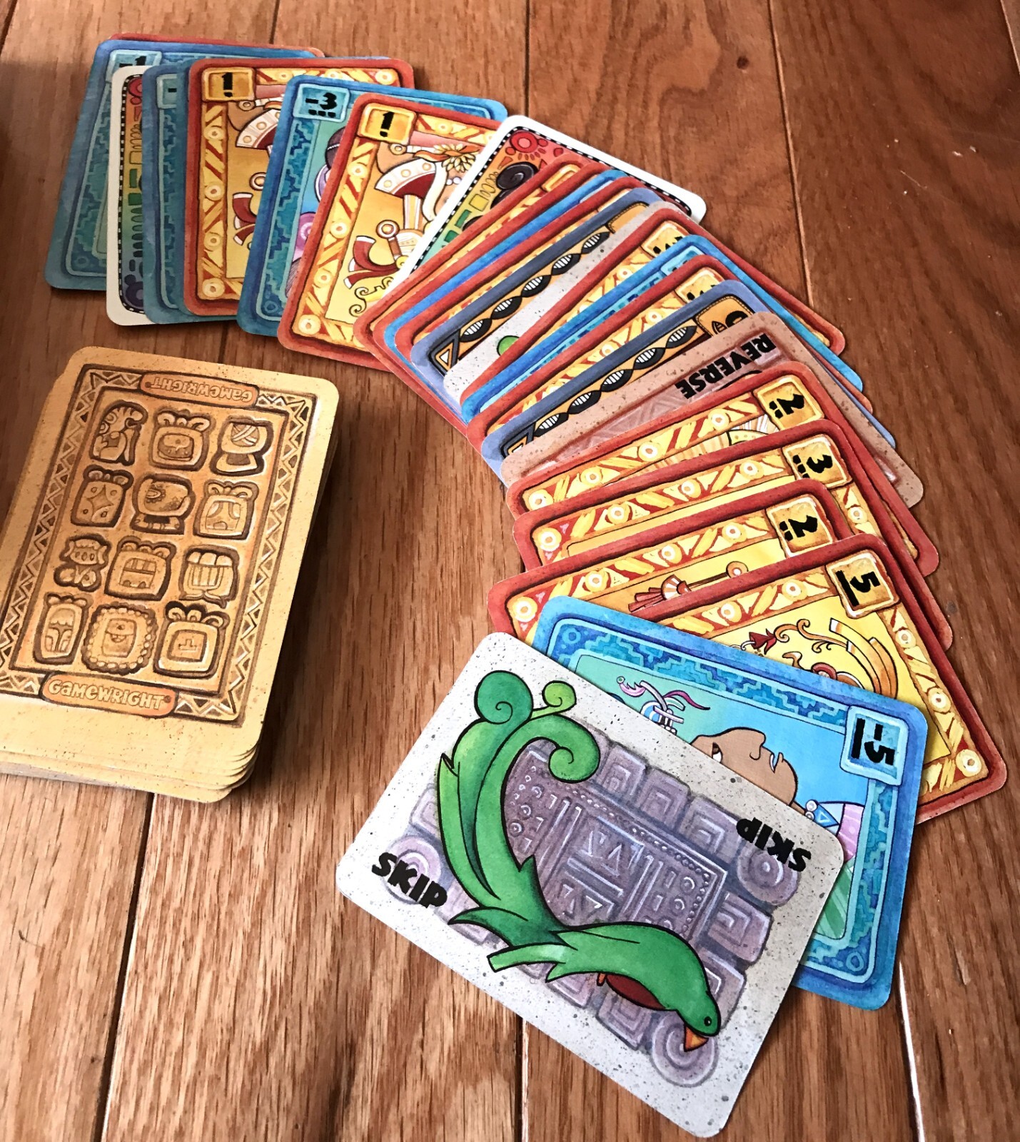 Maya Madness Mysterious Numbers Card Game 2003 Gamewright Educational COMPLETE