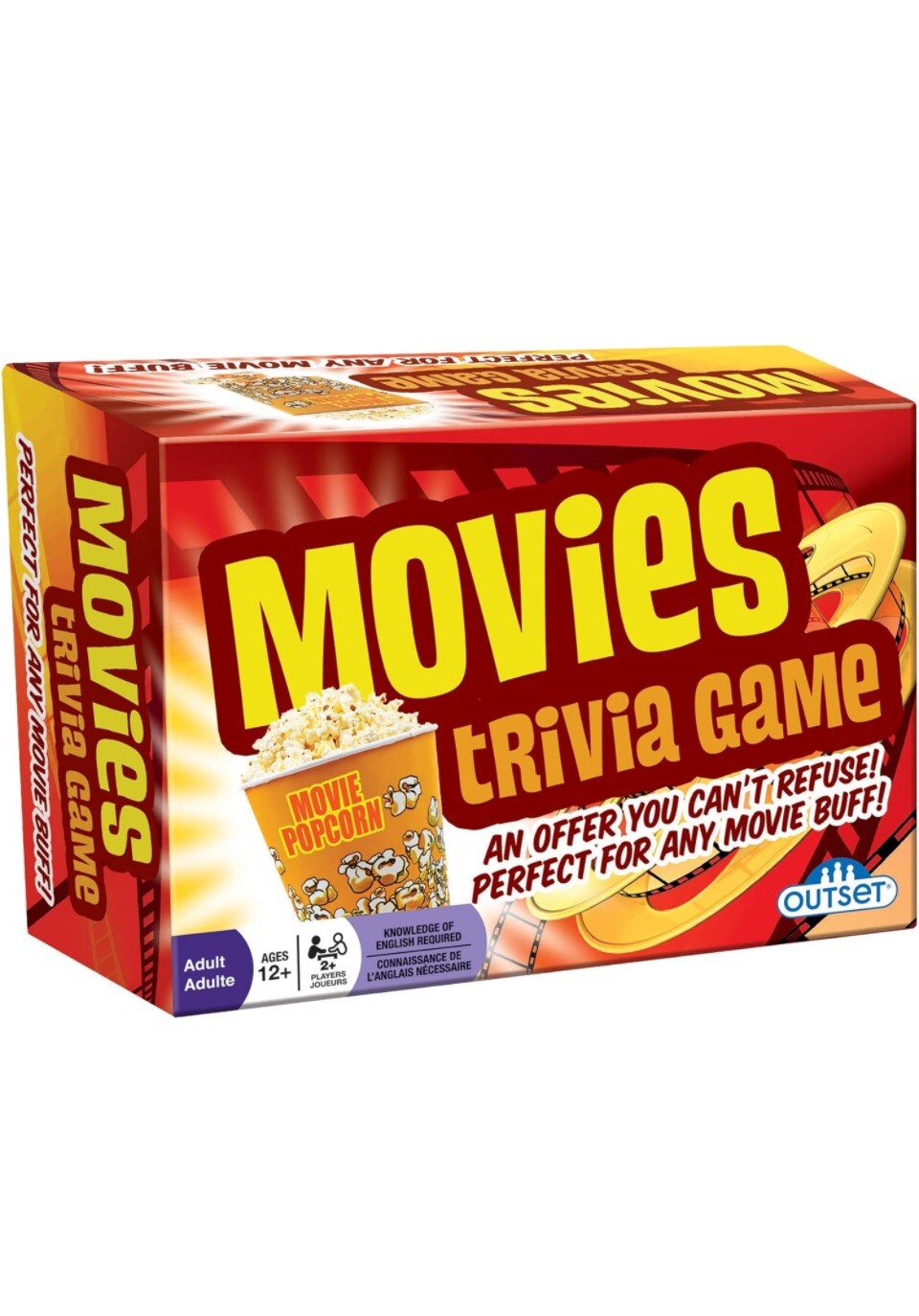 Brand New Sealed Outset Media Boardgame Movies Trivia Game