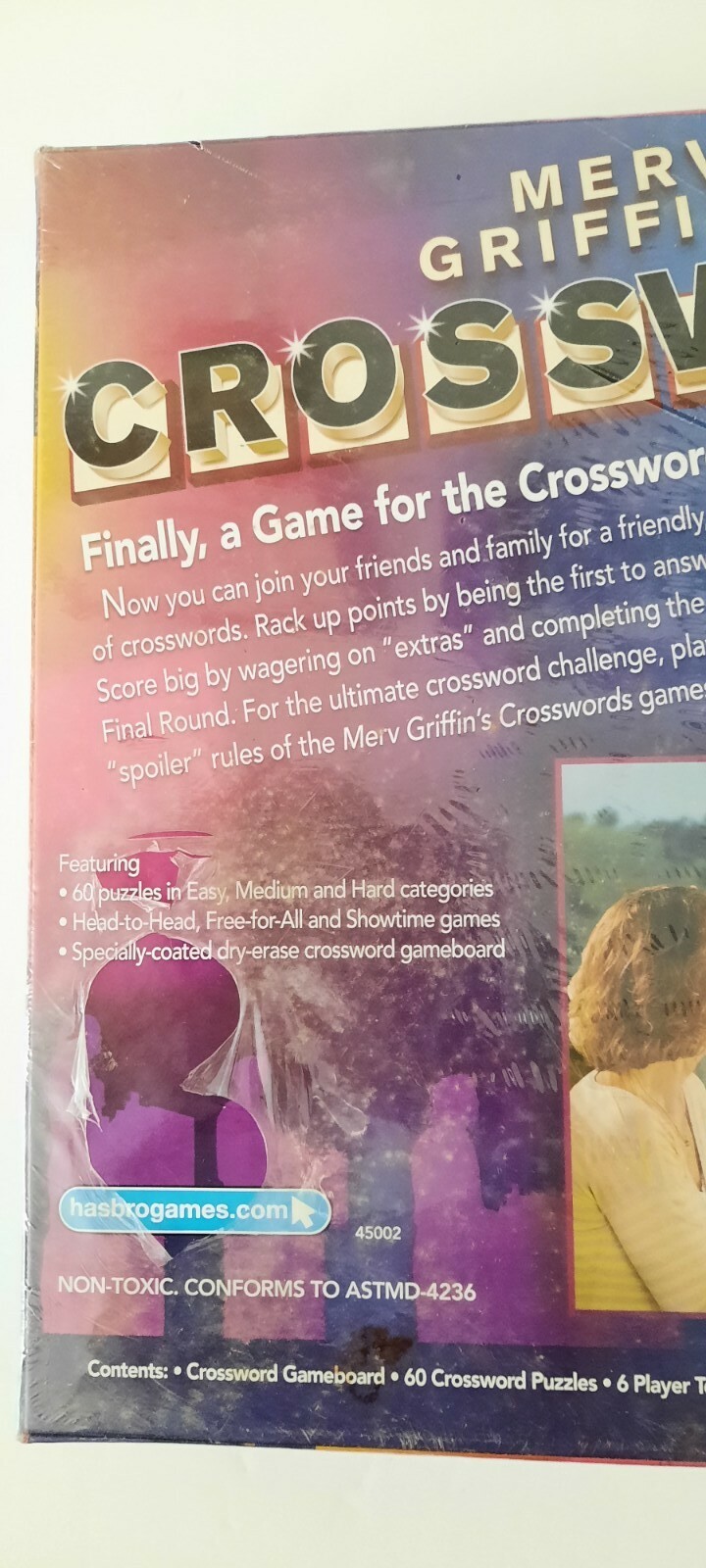 Merv Griffin’s Crosswords Social Wordplay Board Game 2008 Parker Brothers New