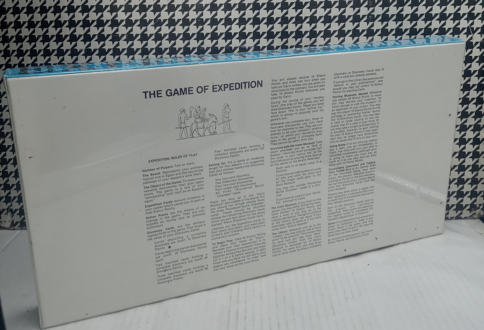 Sealed 1980 Expedition Board Game Of Archaeological Adventure & Discovery Egypt