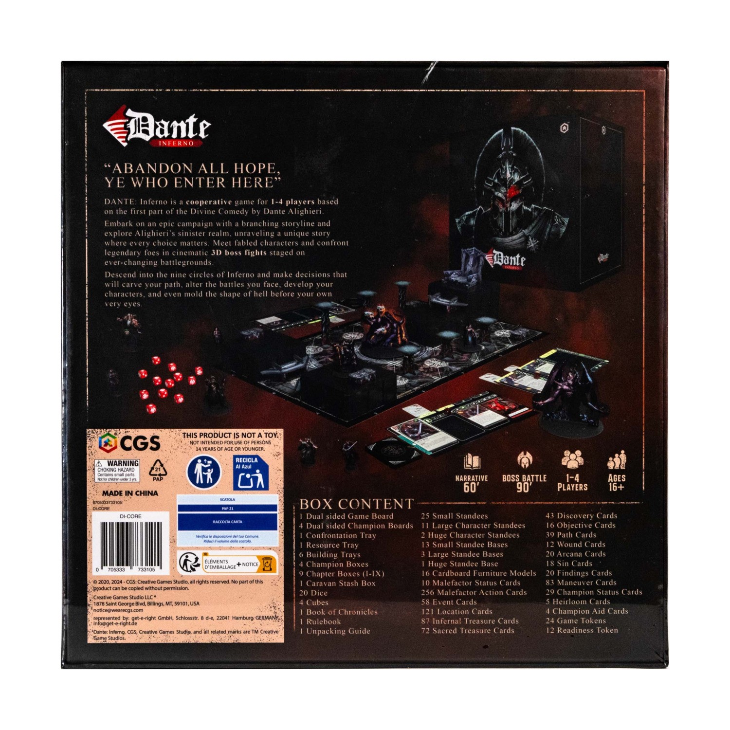 Creative Games Dante Inferno Dante – Inferno Box SW (New)