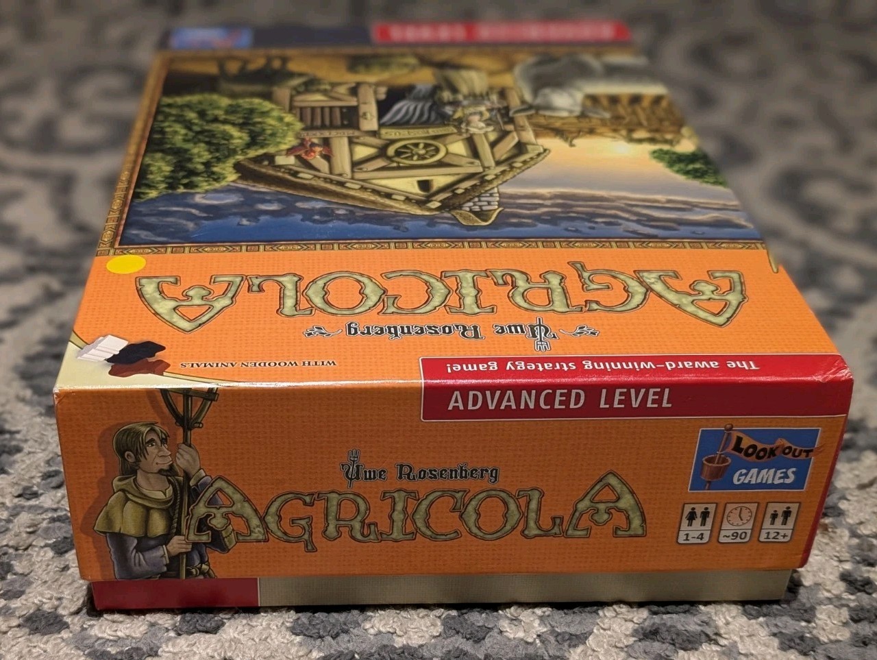 Agricola Board Game Advanced Level Open and Complete