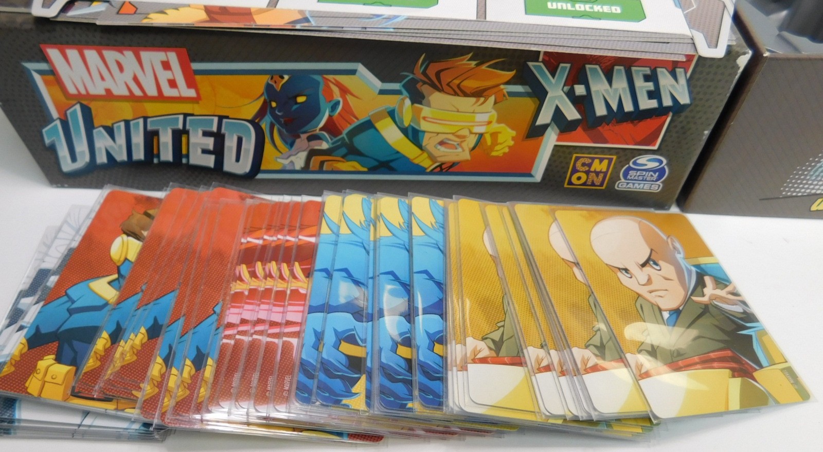 Well Painted Marvel United X-men Core Game CMON & Spin Master