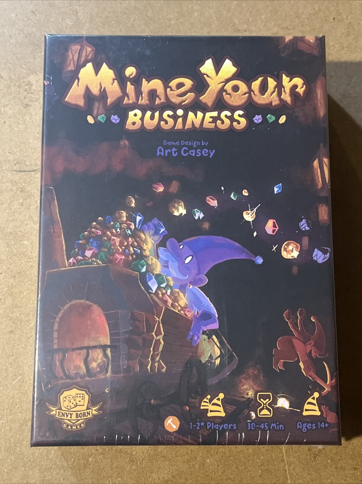 Envy Born Board Game Mine Your Business (Pickaxe Ed) Box SW (New) Free Shipping