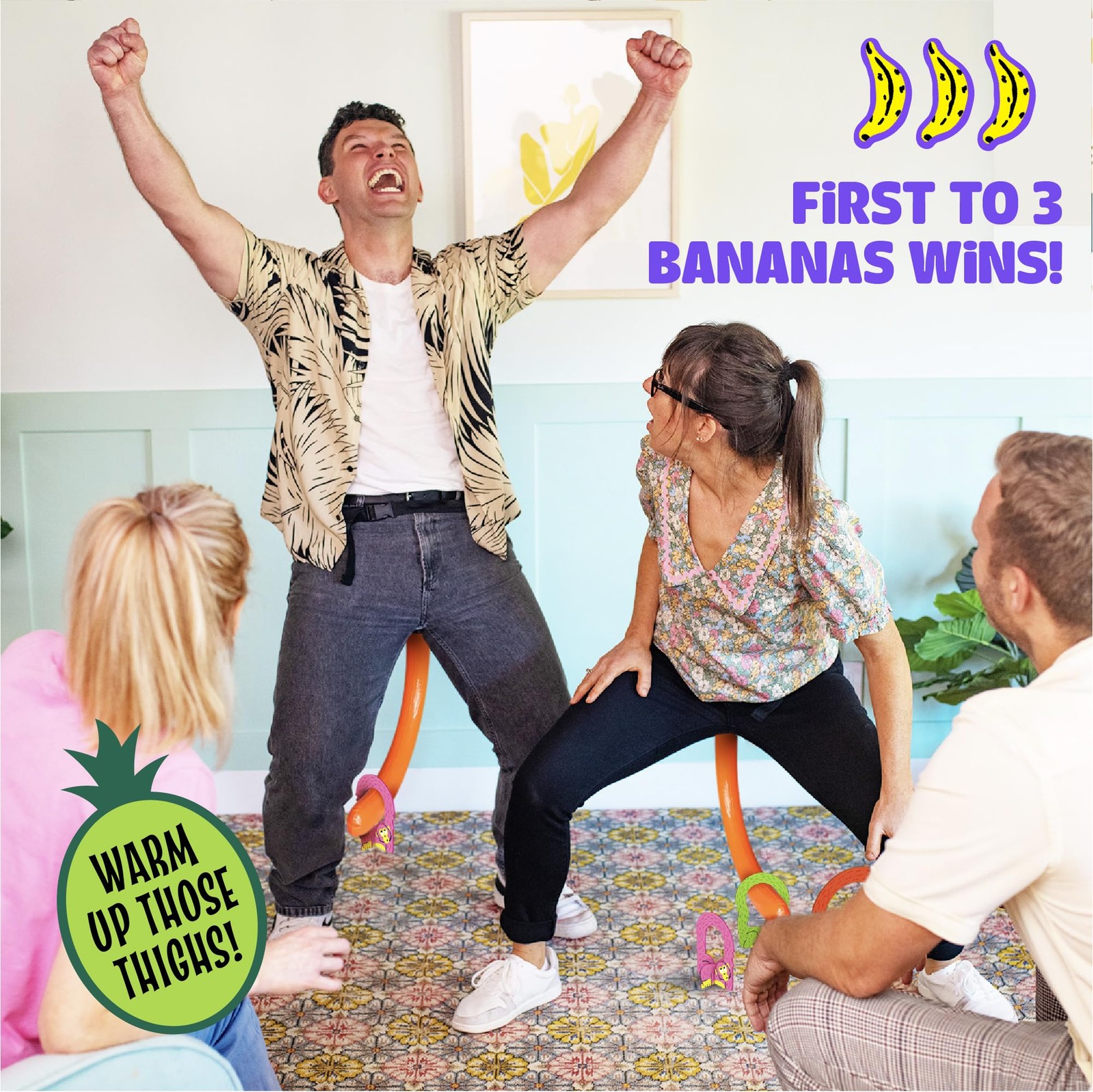 It’s Bananas! The Monkey Tail Game – Funny Family & Party Game for Kids & Adu…