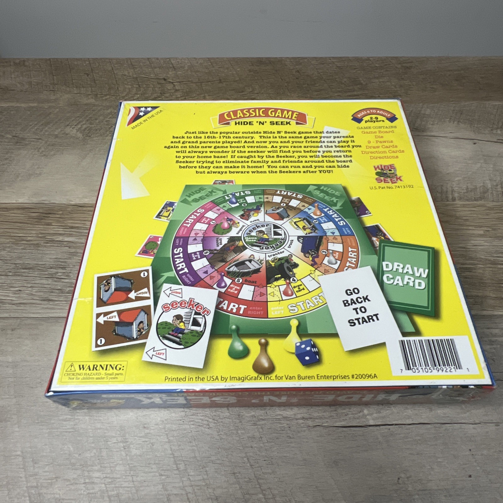 Vintage Ideal Toy Co 1967 Hide N’ Seek Childrens Board Game Complete Original