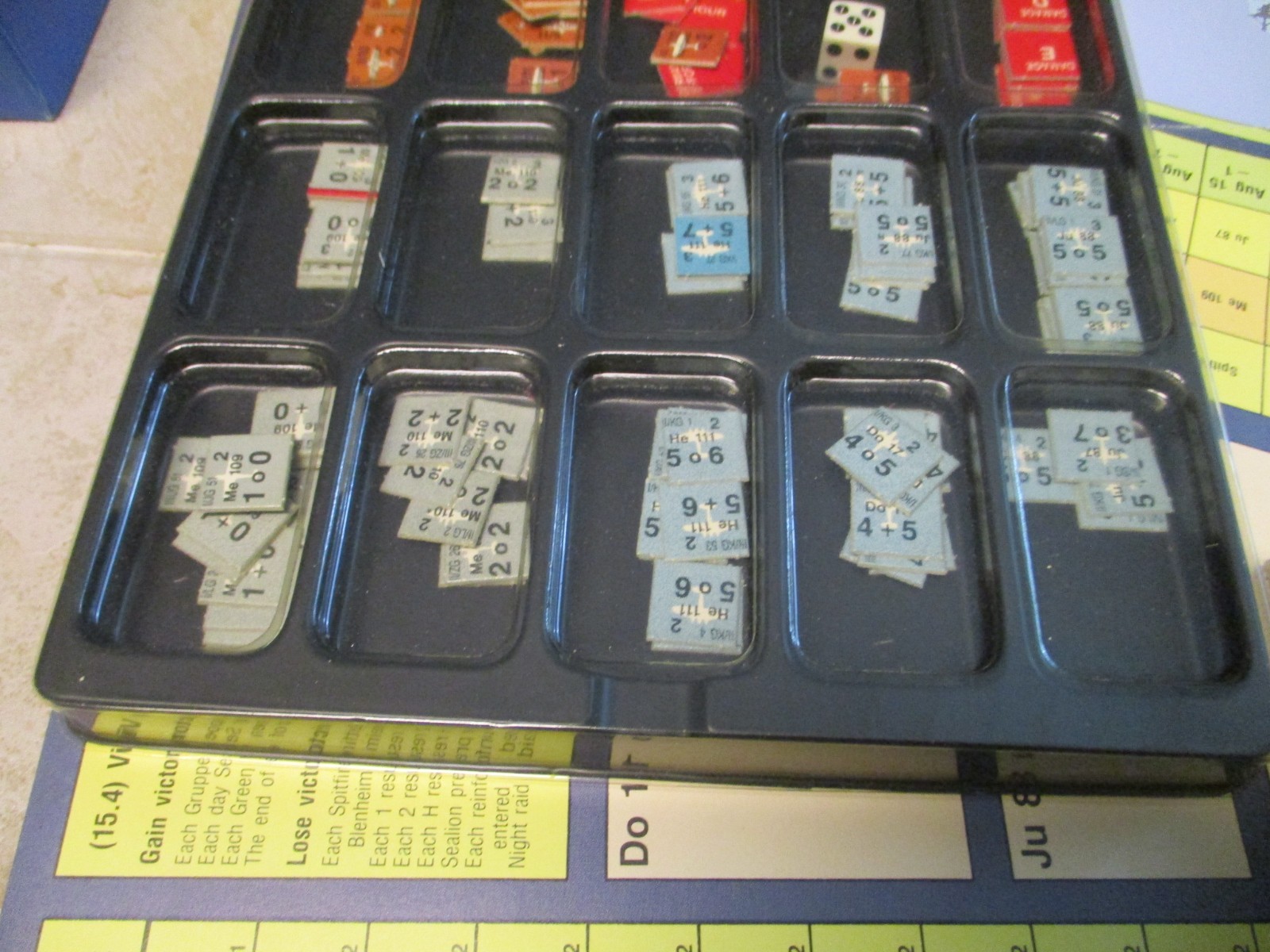 WEST END Games RAF BOARD GAME (1986) LN AUGUST 1940: THE BATTLE OF BRITAIN RPG