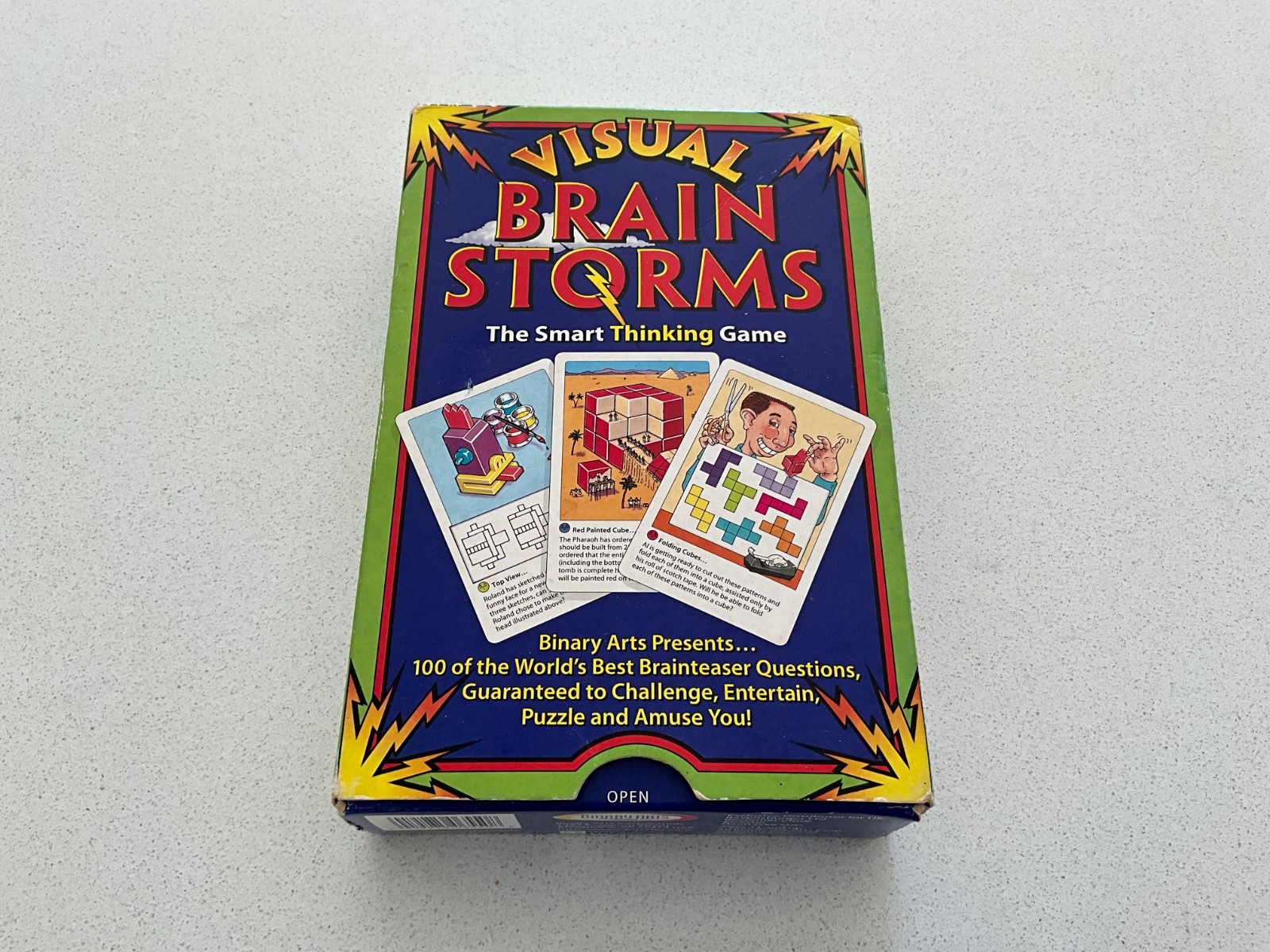 Visual Brain Storms The Smart Thinking Game by Binary Arts, Ages 11 and Up
