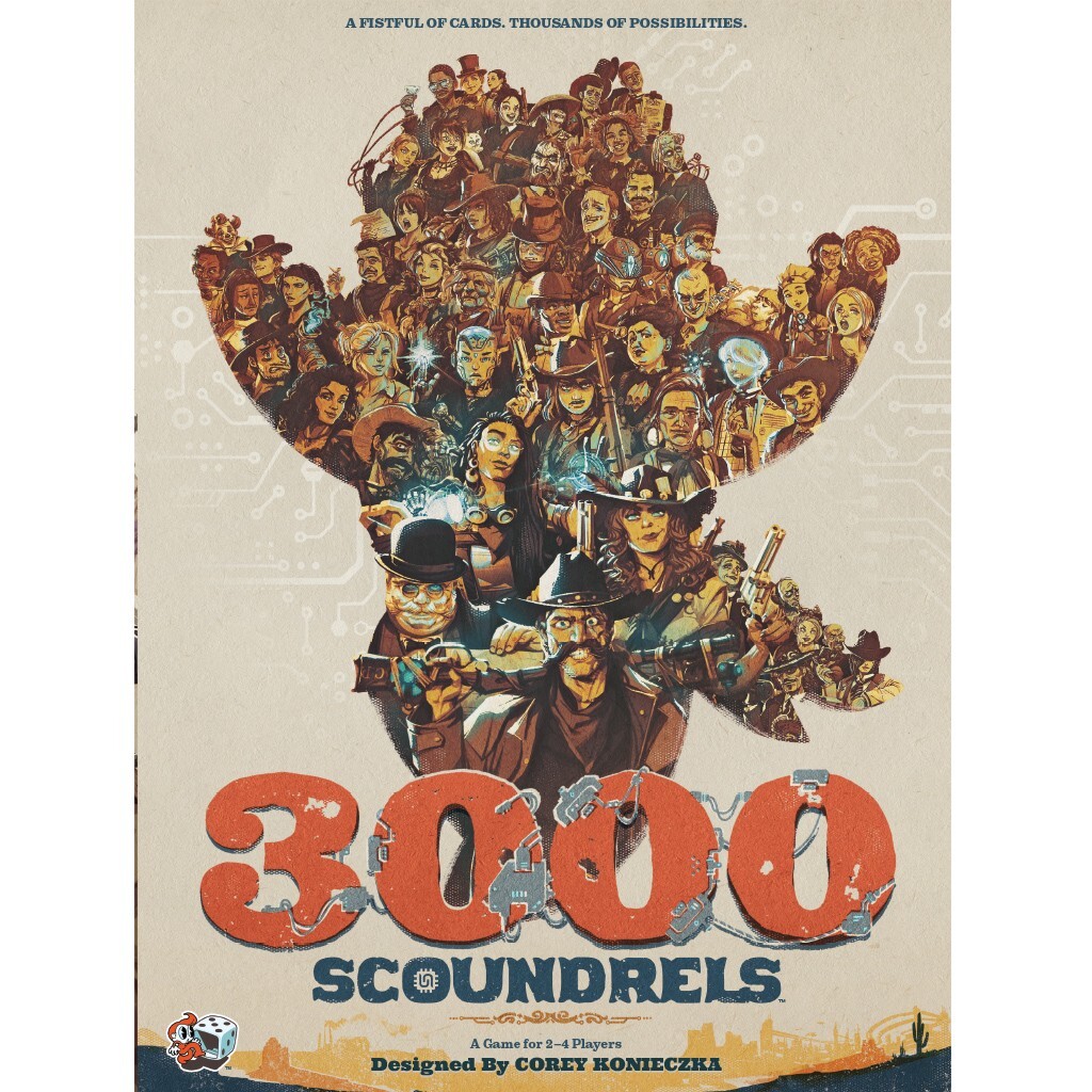3,000 Scoundrels Board Game Unexpected Games NIB