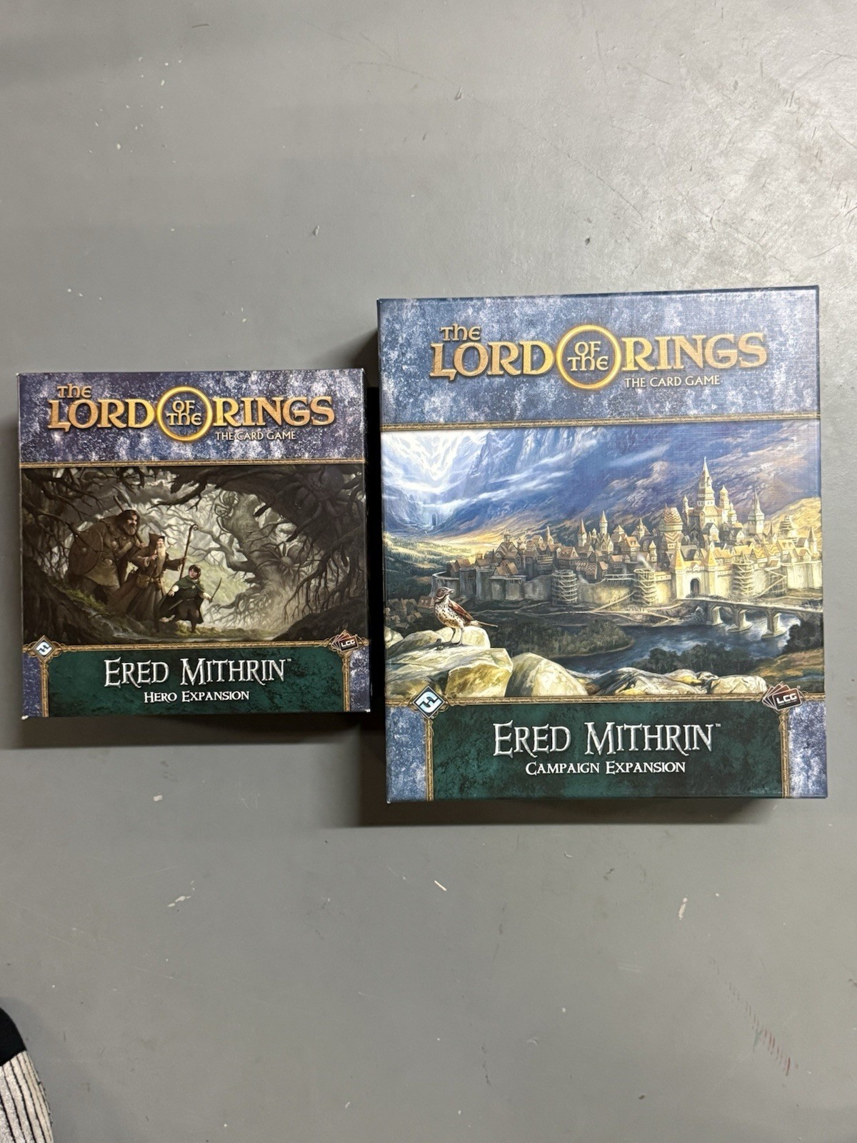 LOTR LCG Ered Mithrin Campaign & Hero Expansion Lot Sealed