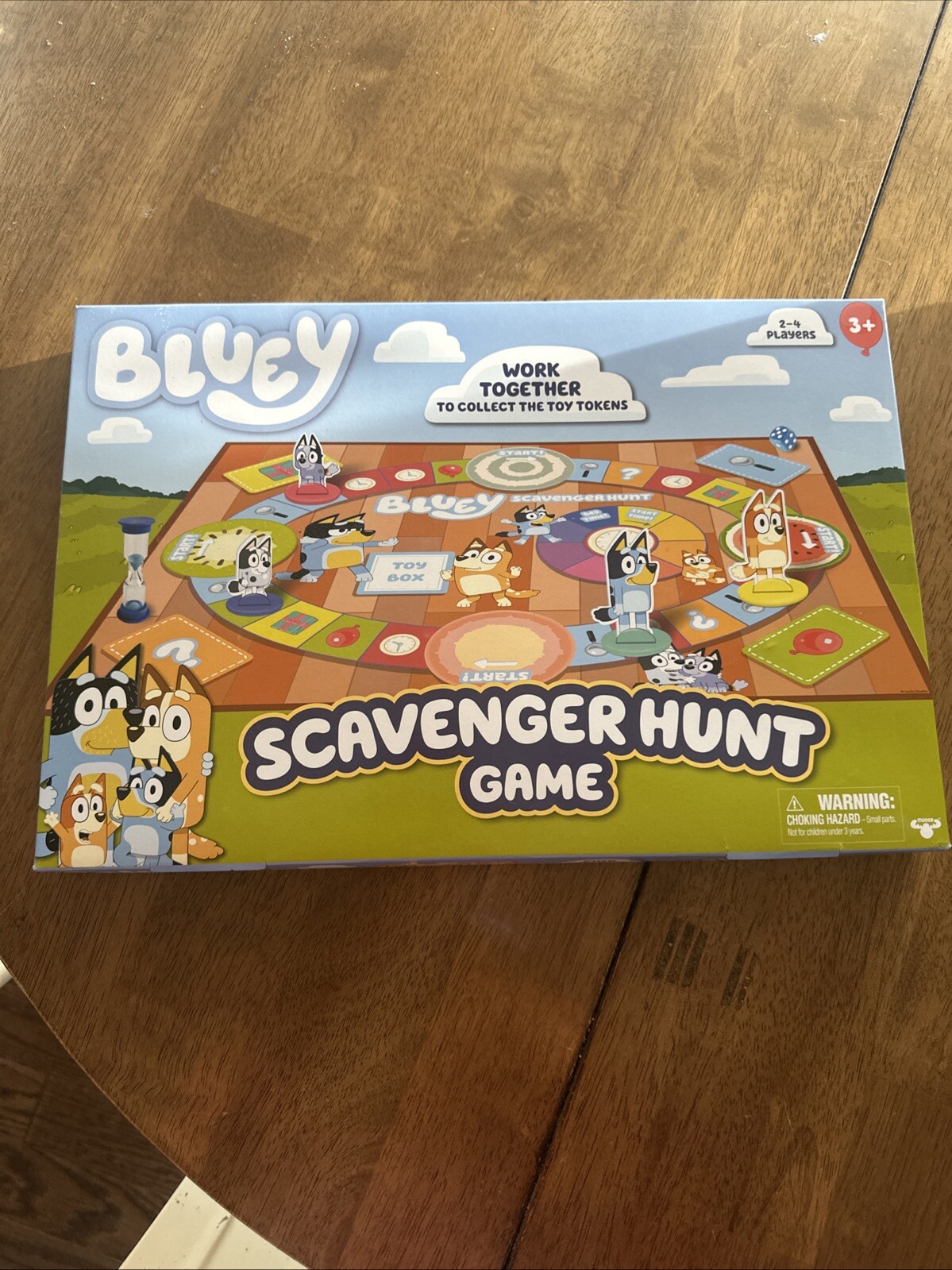 Bluey Scavenber Hunt Board Game Ages 3+