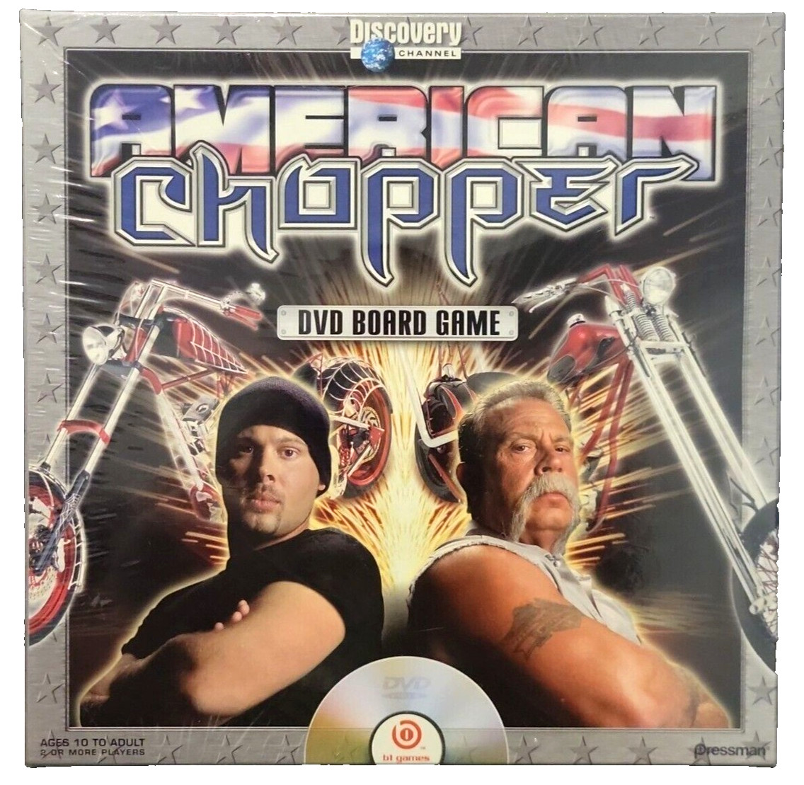 American Chopper DVD Board Game Age 10 up 2+ Players Factory Sealed Motorcycle