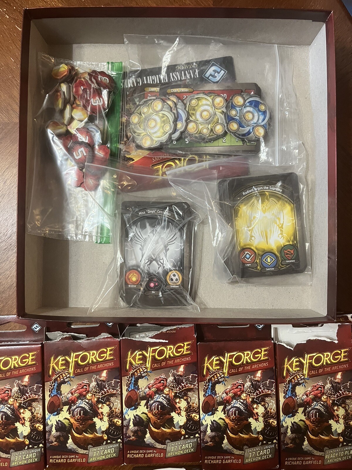 Fantasy Flight Games KeyForge: Call of the Archons Archon Base Game And 8 Decks
