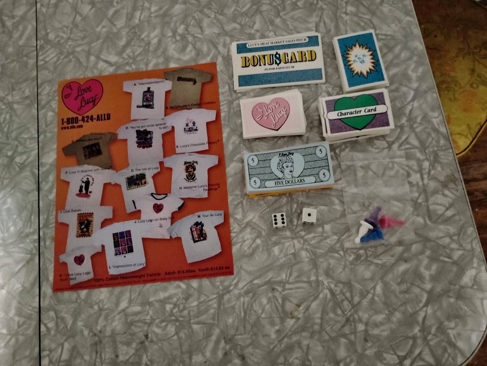 Vintage I Love Lucy Board Game Lucille Ball 1997 By Talicor Complete