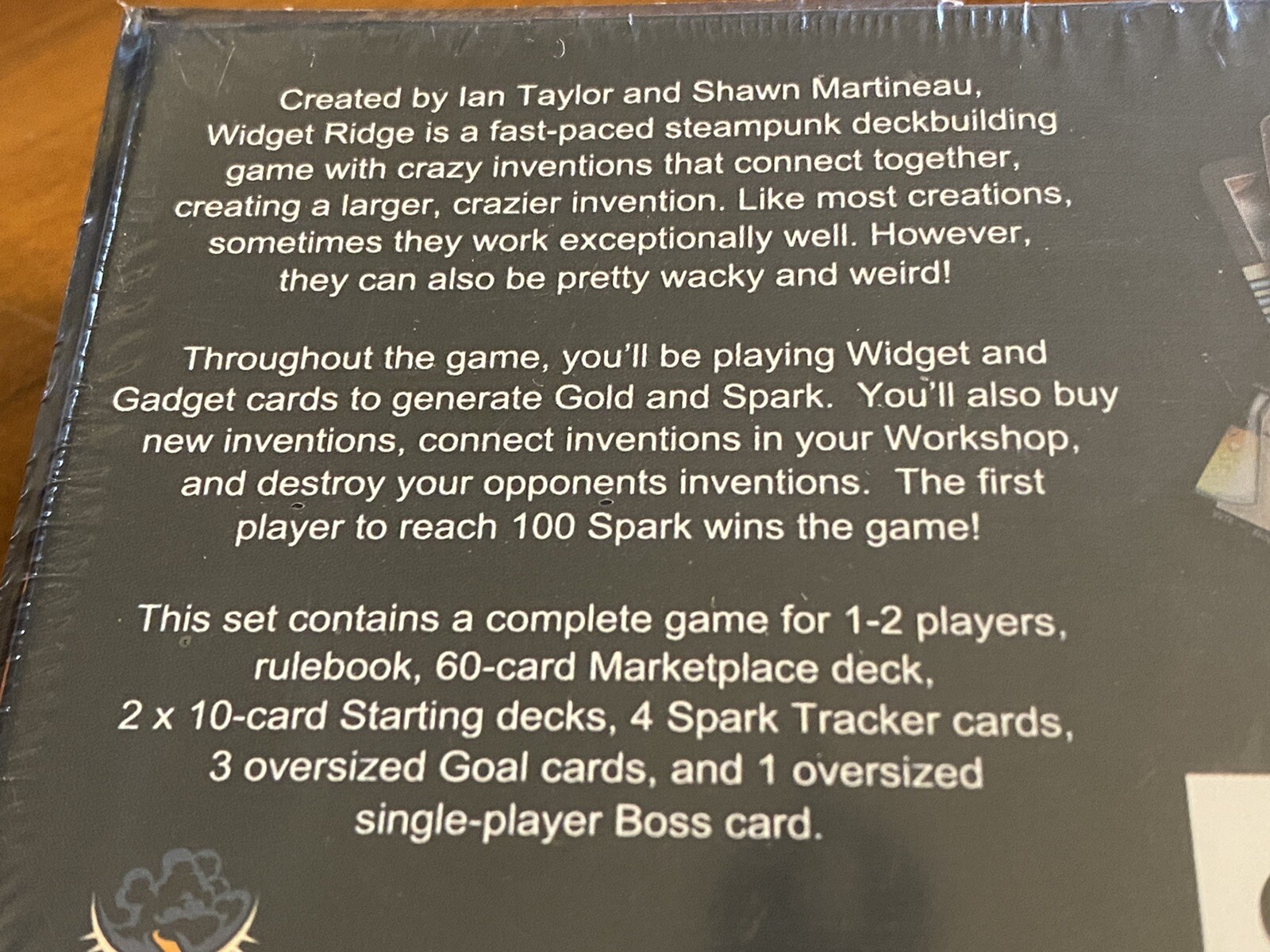 Widget Ridge Steampunk Deckbuilding Game Furious Tree Games New Sealed 2019 b1