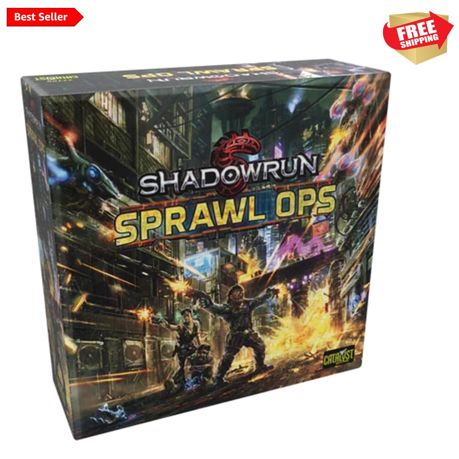 Experience Shadowrun: Sprawl Ops – Multiplayer Game of Strategy & Adventure