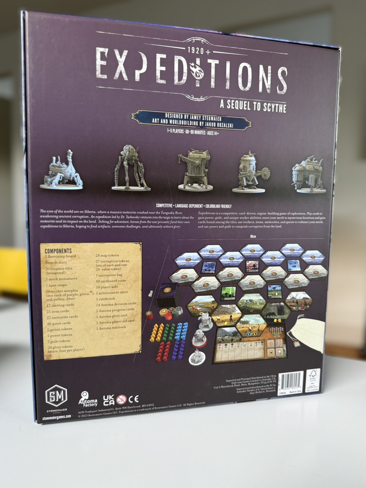 Expeditions: A Sequel to Scythe (Standard Edition) Board Game Stonemaier