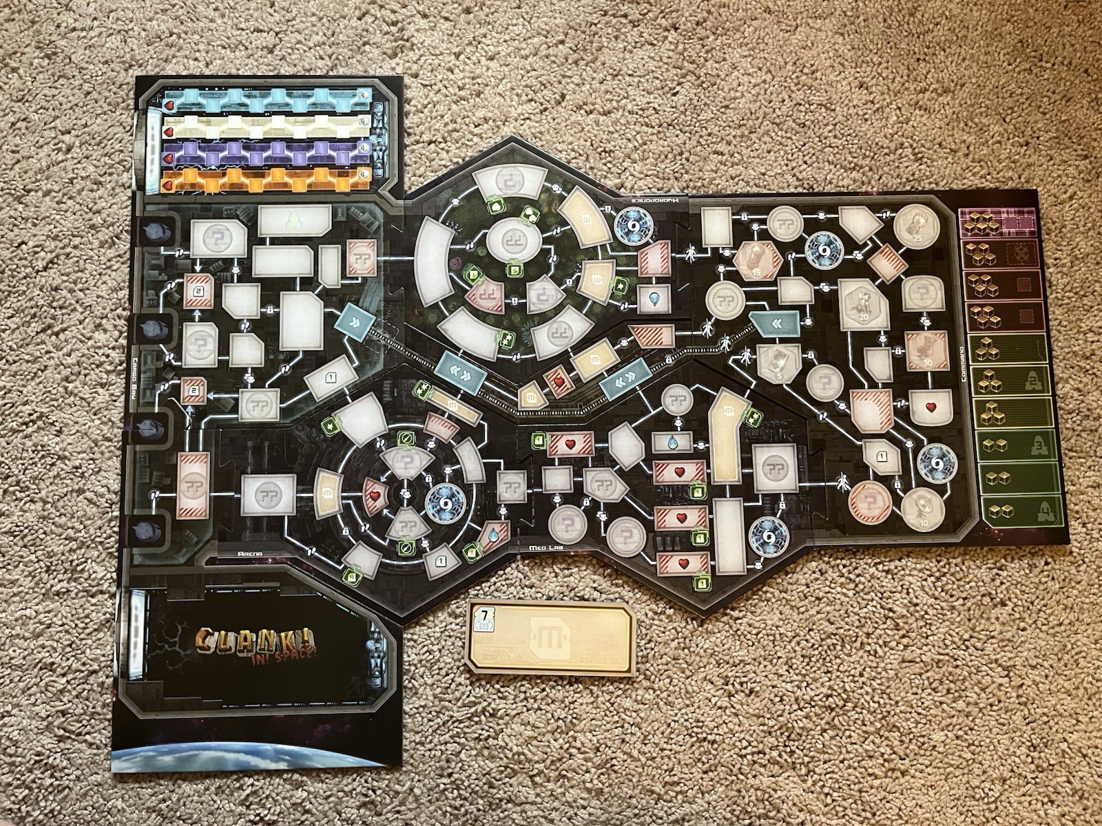 Clank! In! Space! A Deck Building Adventure Board Game by Renegade 100% Complete