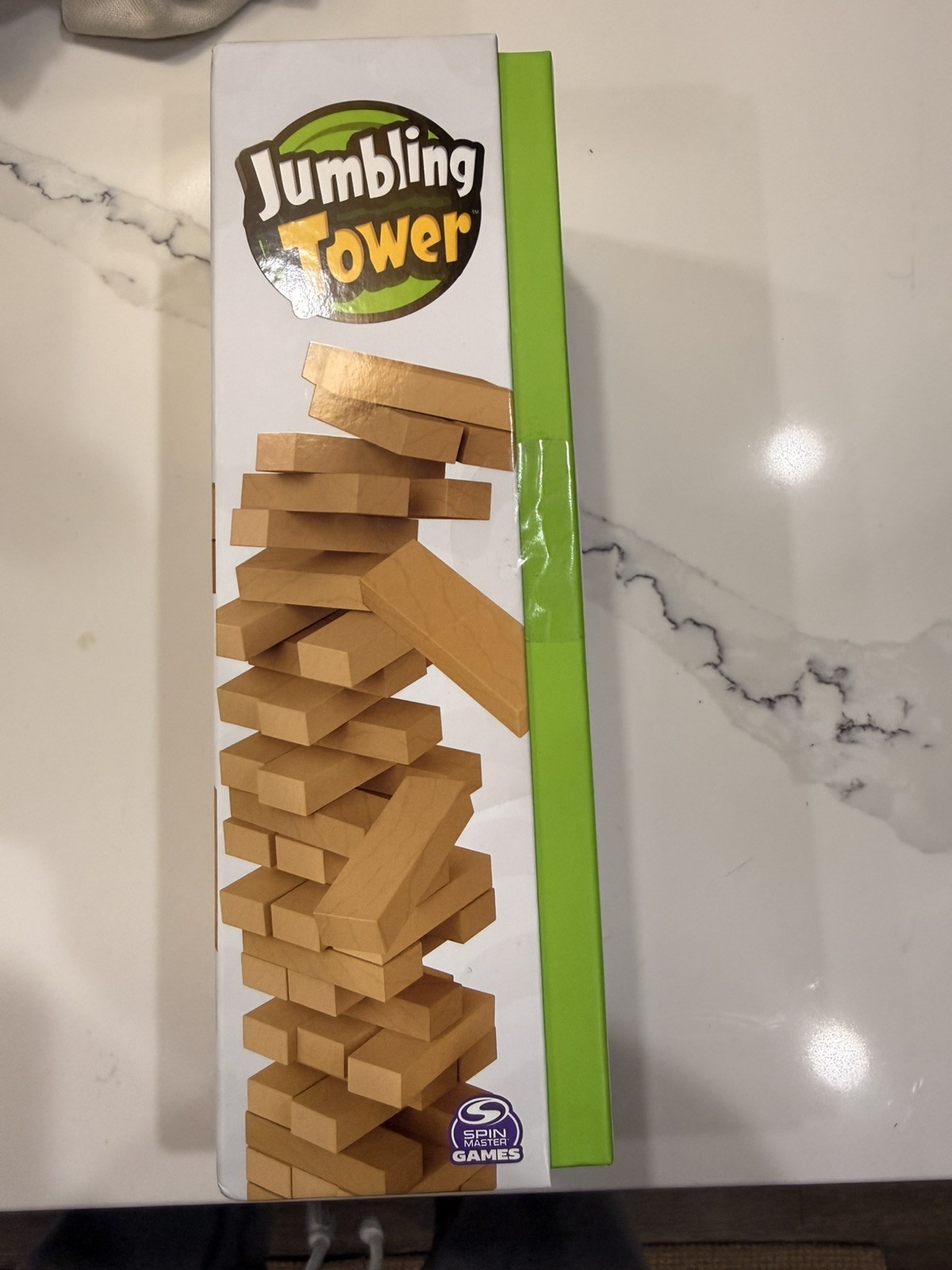 Jumbling Tower Colorful Wooden Blocks Stacking Game for Children Age 5 and Up