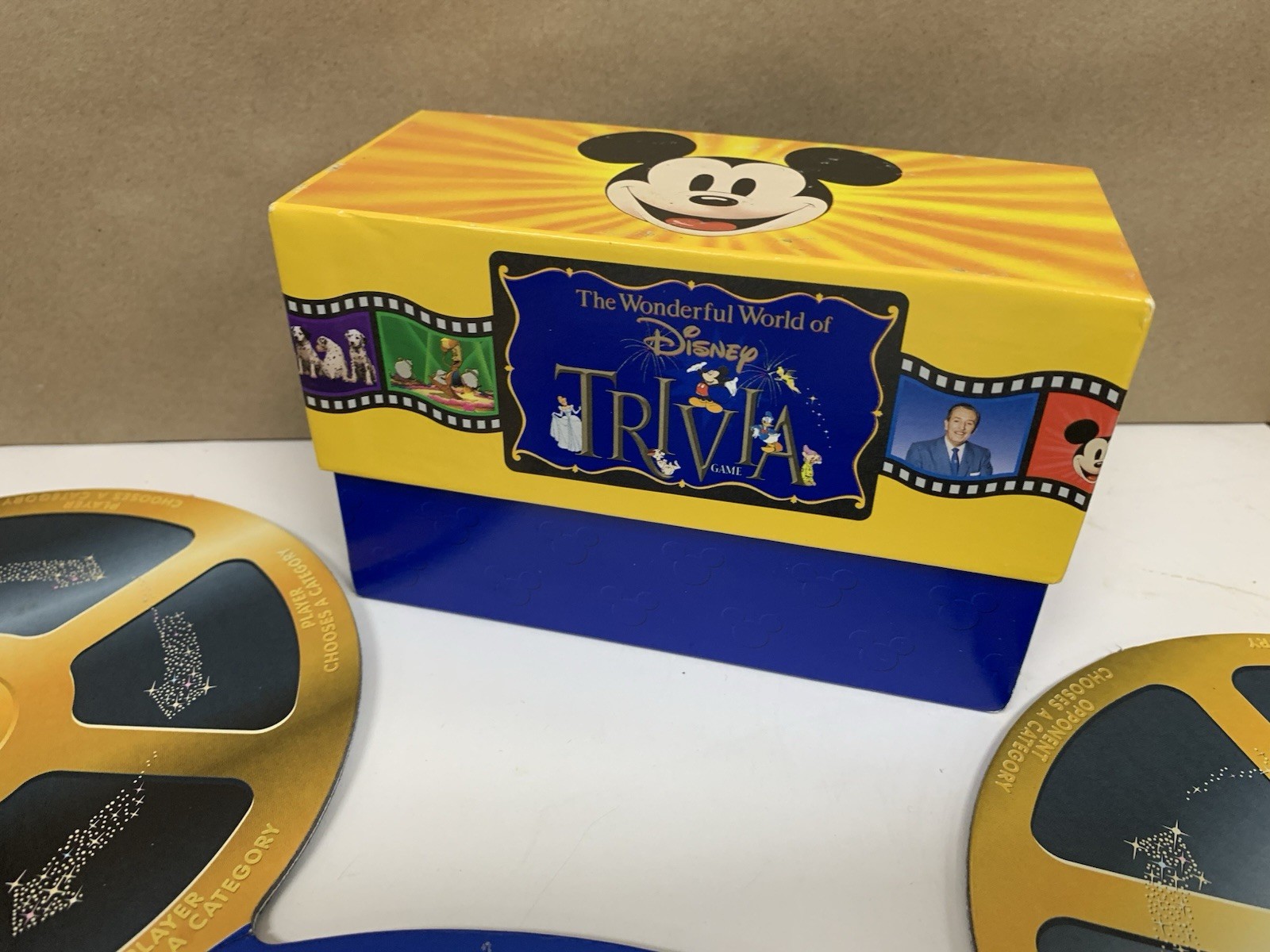 Vintage 1990’s 1997 The Wonderful World Of Disney Trivia Game in Tin Complete