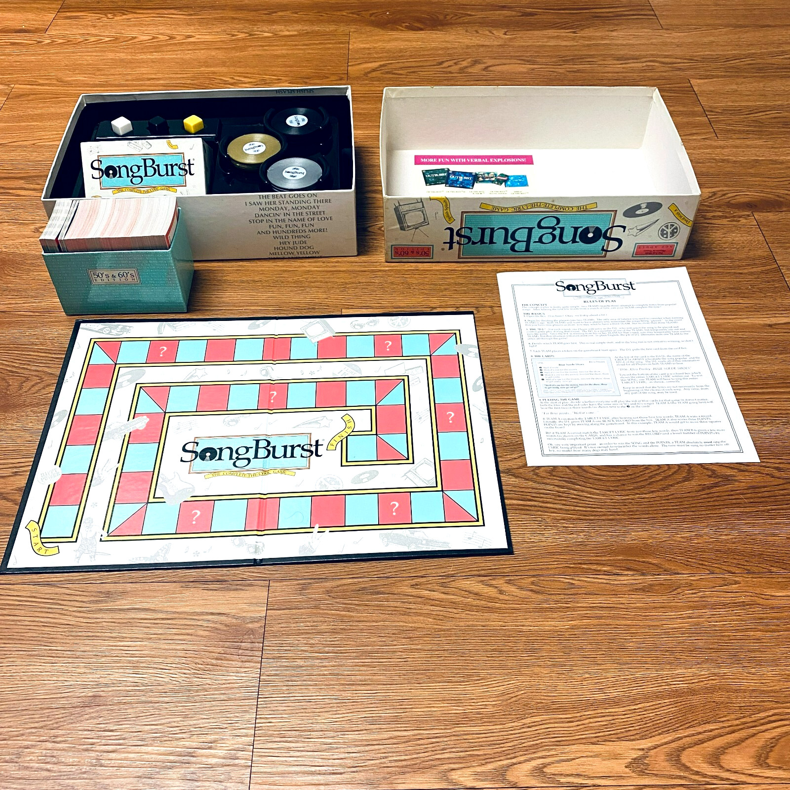 Songburst, The Complete-The-Lyric Game, 1950s & 60s Edition