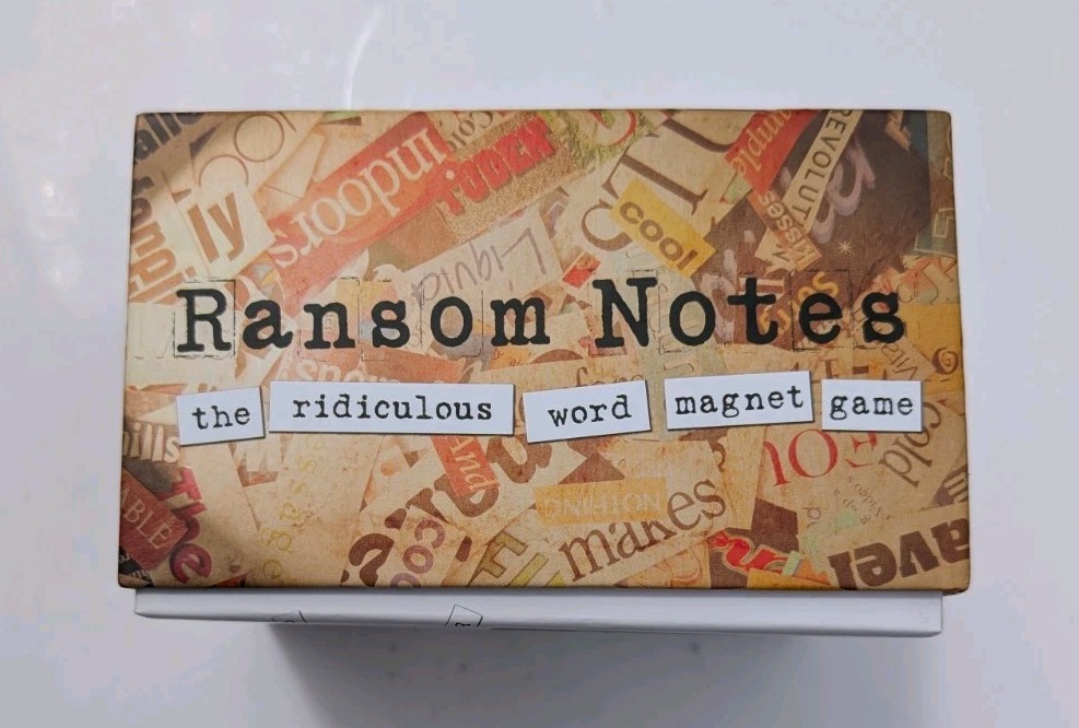Ransom Notes Game COMPLETE Charty Party 2023 Word Magnets