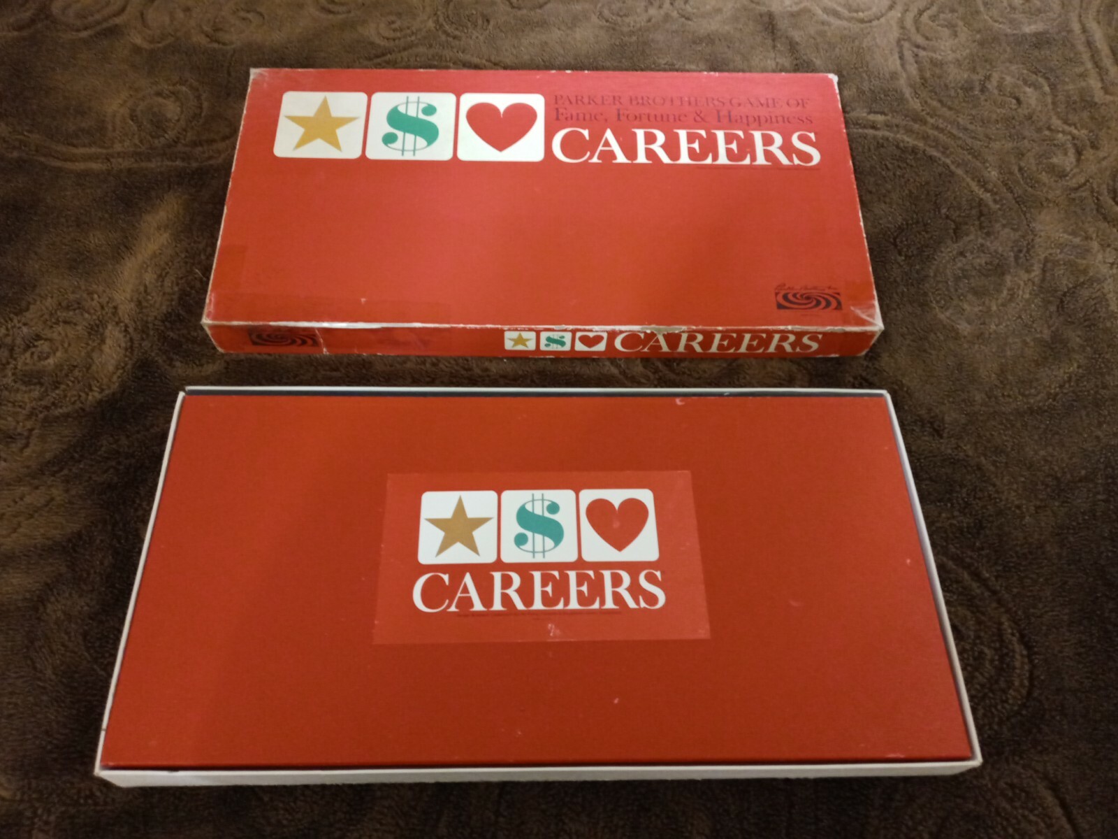 1965 Parker Brothers CAREERS Family Board Game of Fame, Fortune & Happiness CR7A