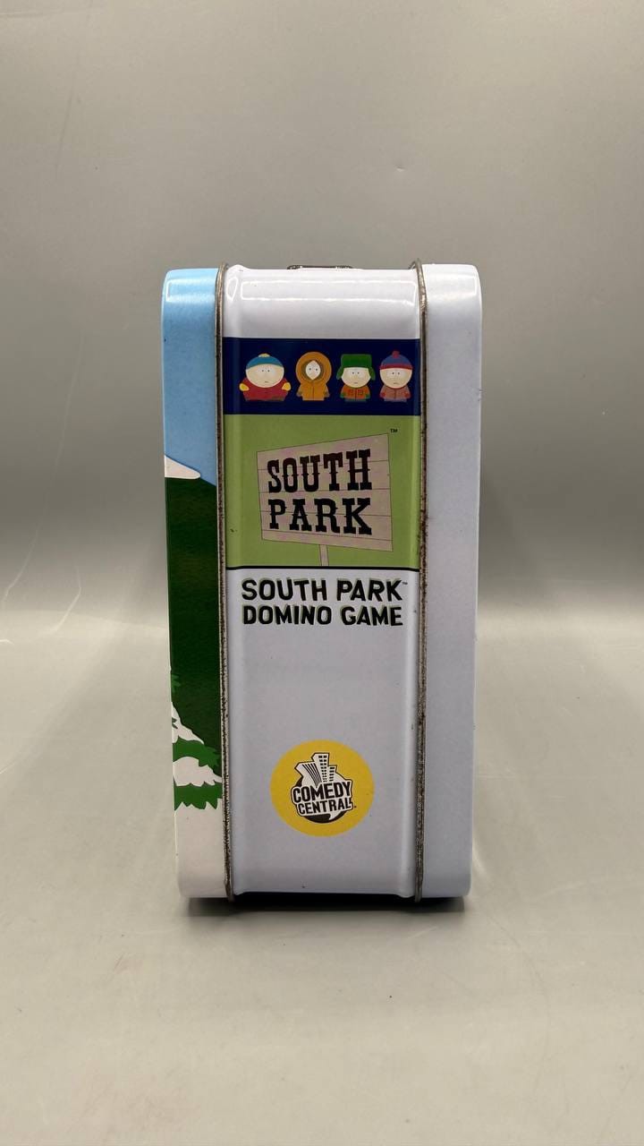 Vintage 2003 South Park Domino Game Metal Tin Sababa Toys Comedy Central Complet