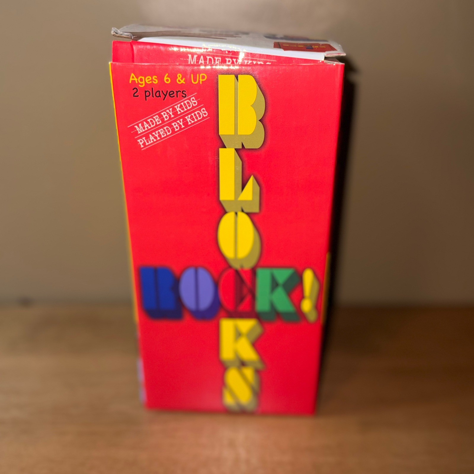 Blocks Rock Competitive STEM Educational Strategy Game Ages 6+ 2 Players Red Box