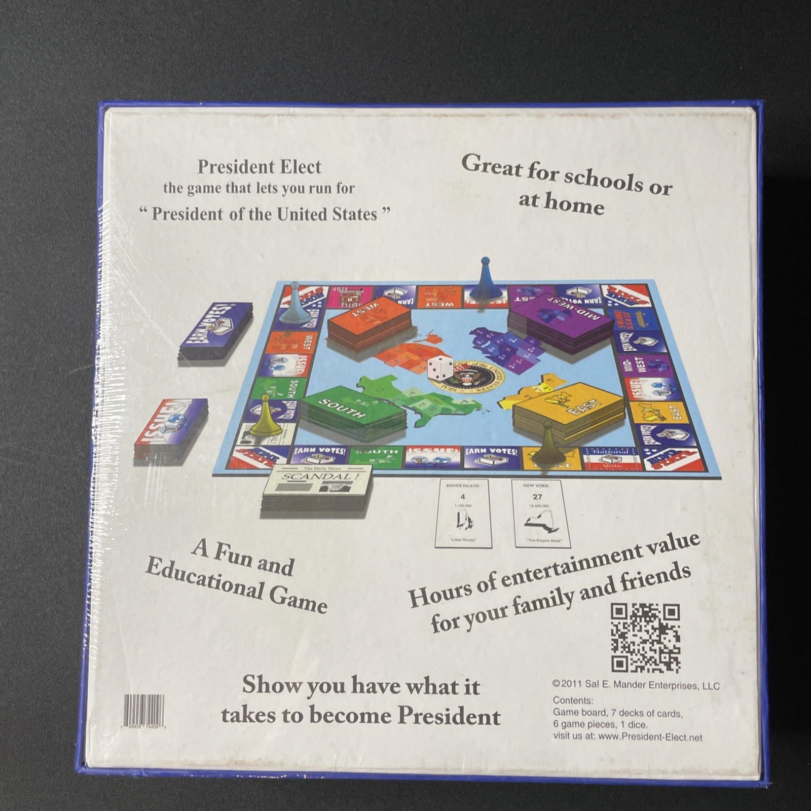 Seal Of The President Elect Of The United States Board Game 2011 – SEALED!!