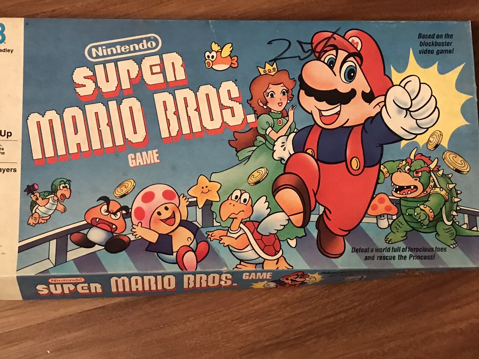 Nintendo Super Mario Brothers board game 1988 Milton Bradley Nearly complete