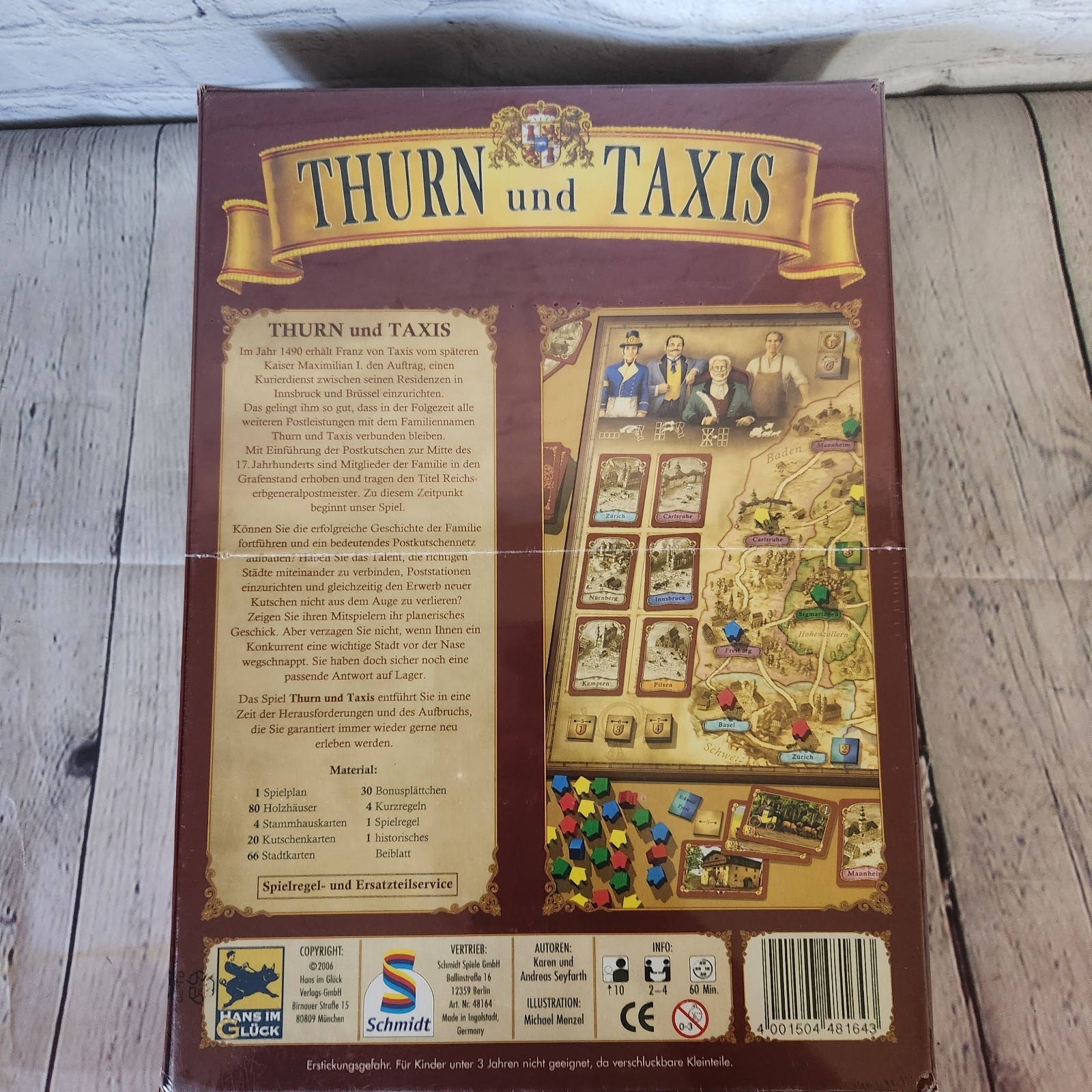 Thurn Und Taxis Board Game New In Box 2006 Spiel Des Jahres