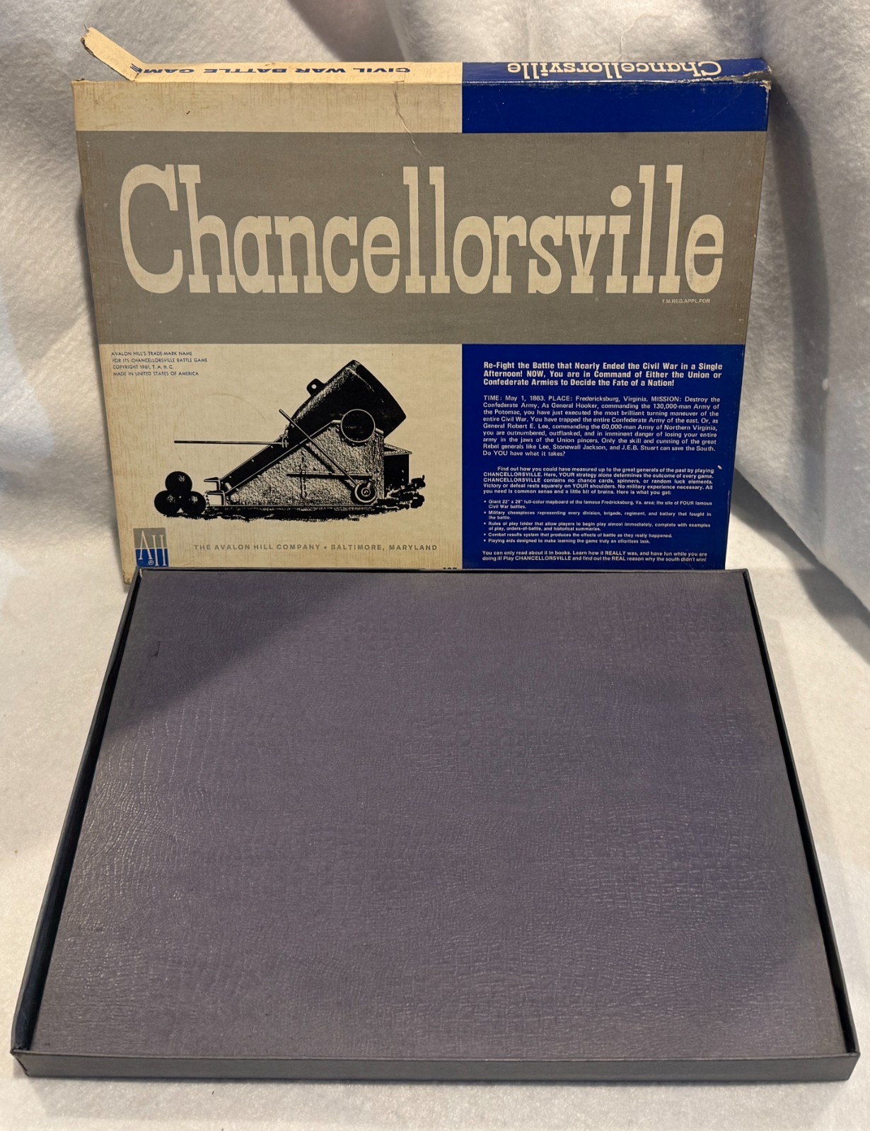 Chancellorsville Board Game LETTER American Civil War Some Unpunched 1974 2nd Ed