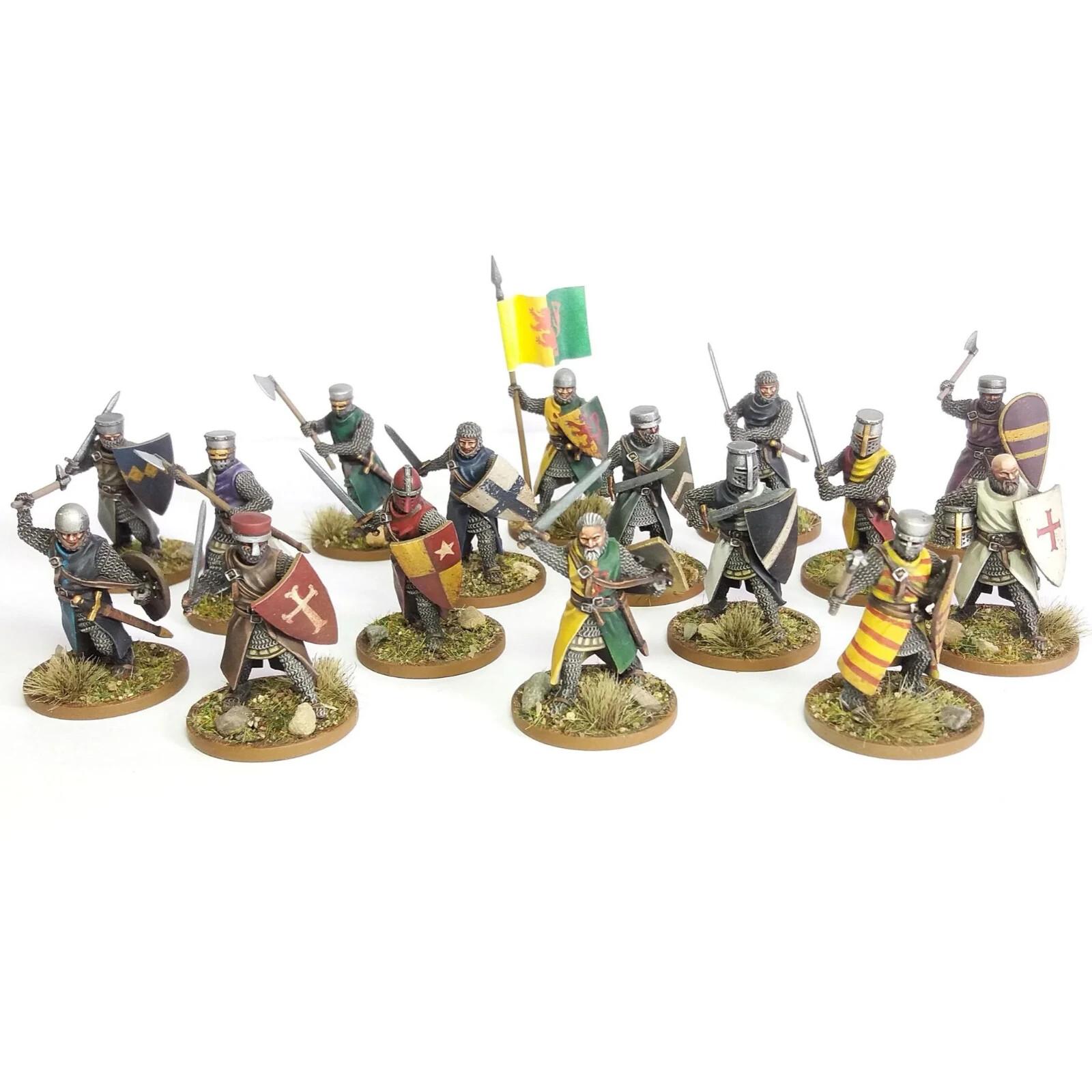Wargames Atlantic The Age of Chivalry Foot Knights 28mm Fantasy Miniatures
