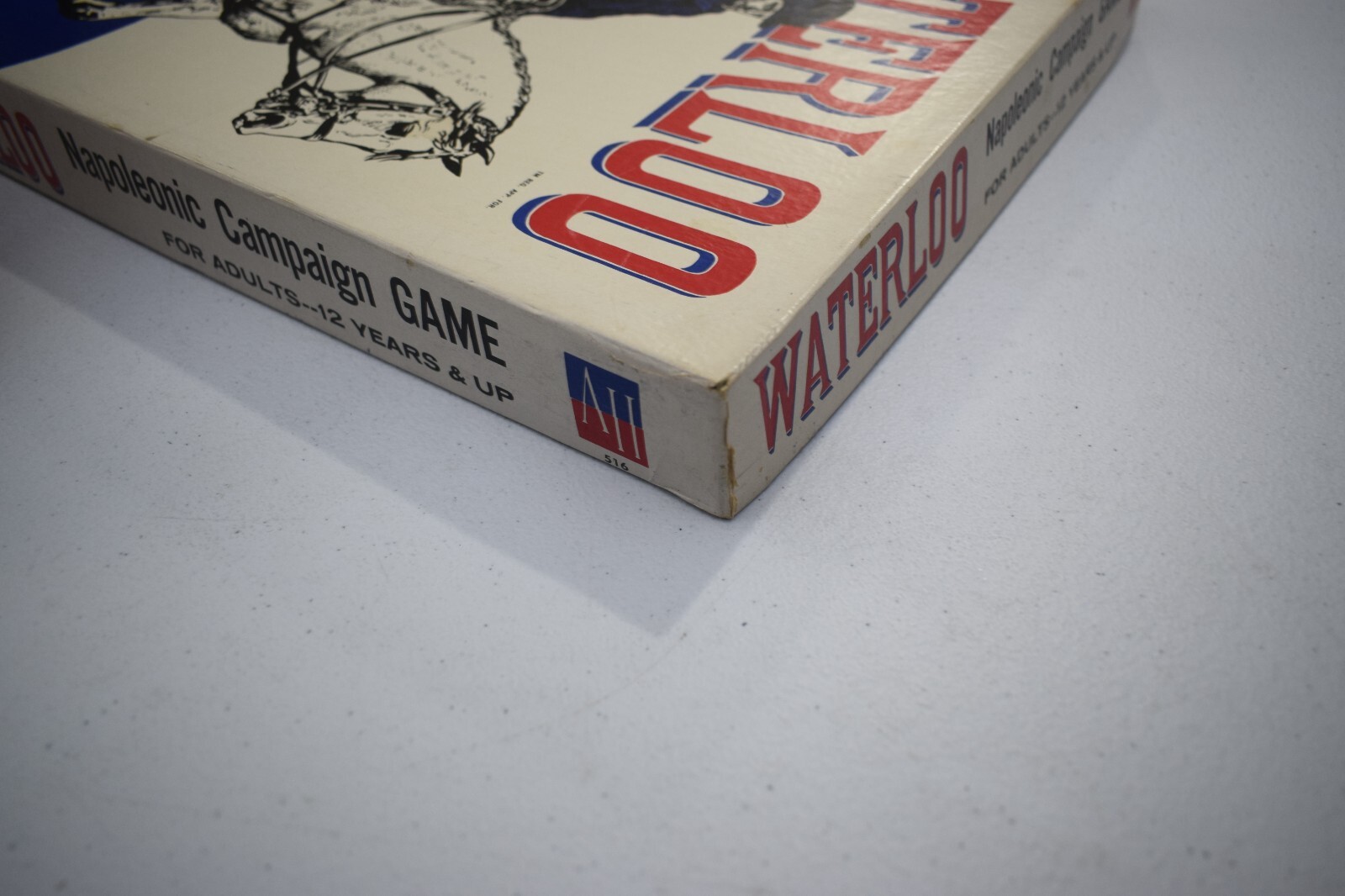Waterloo Board Game Avalon Hill 1962 Campaign War Game Punched Napoleon PUNCHED