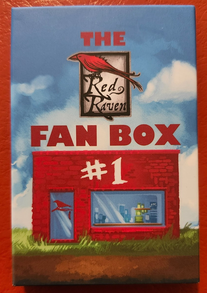 The Red Raven Fan Box #1 – Promo Cards For Four Different Red Raven Games
