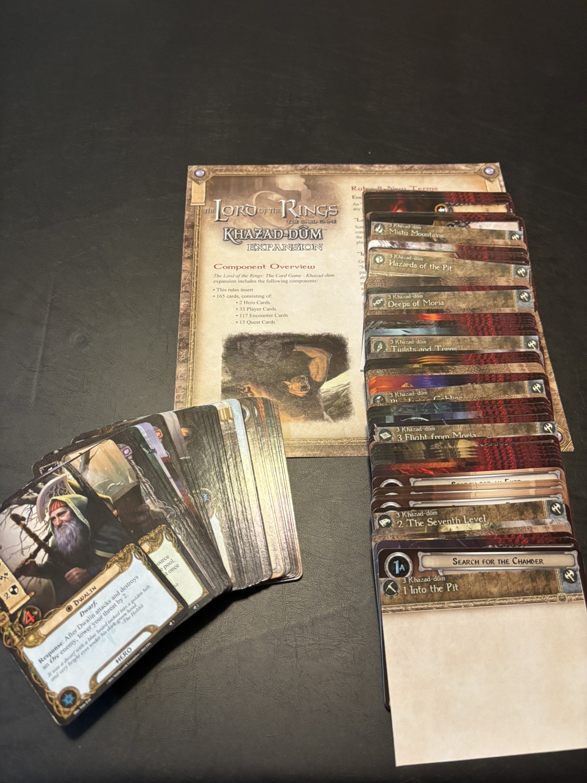 Lord of the Rings LCG – Complete Dwarrowdelf Cycle, Expansion + 6 APs