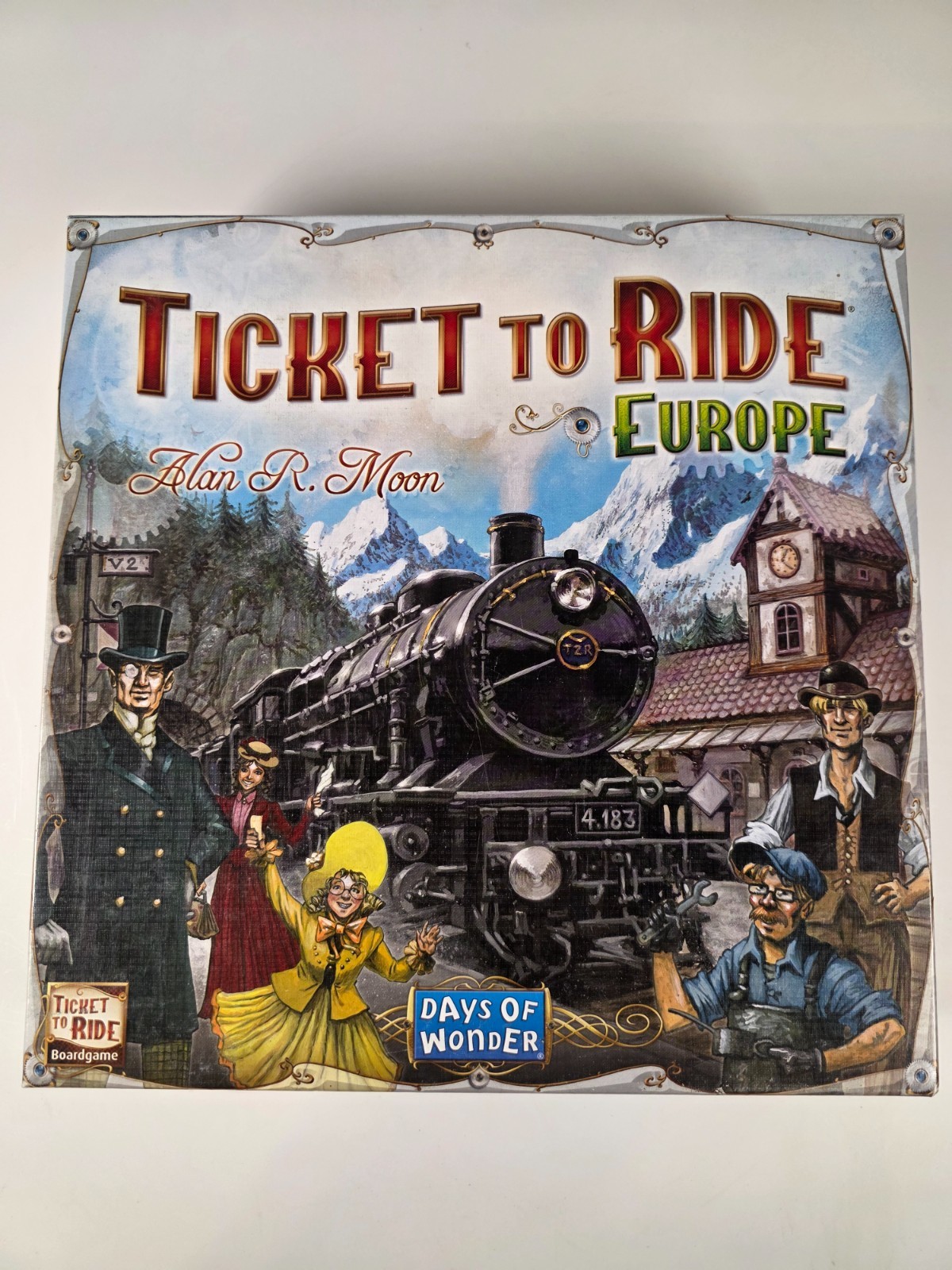 Ticket To Ride Europe Board Game – 100% Complete – 2012 Days of Wonder